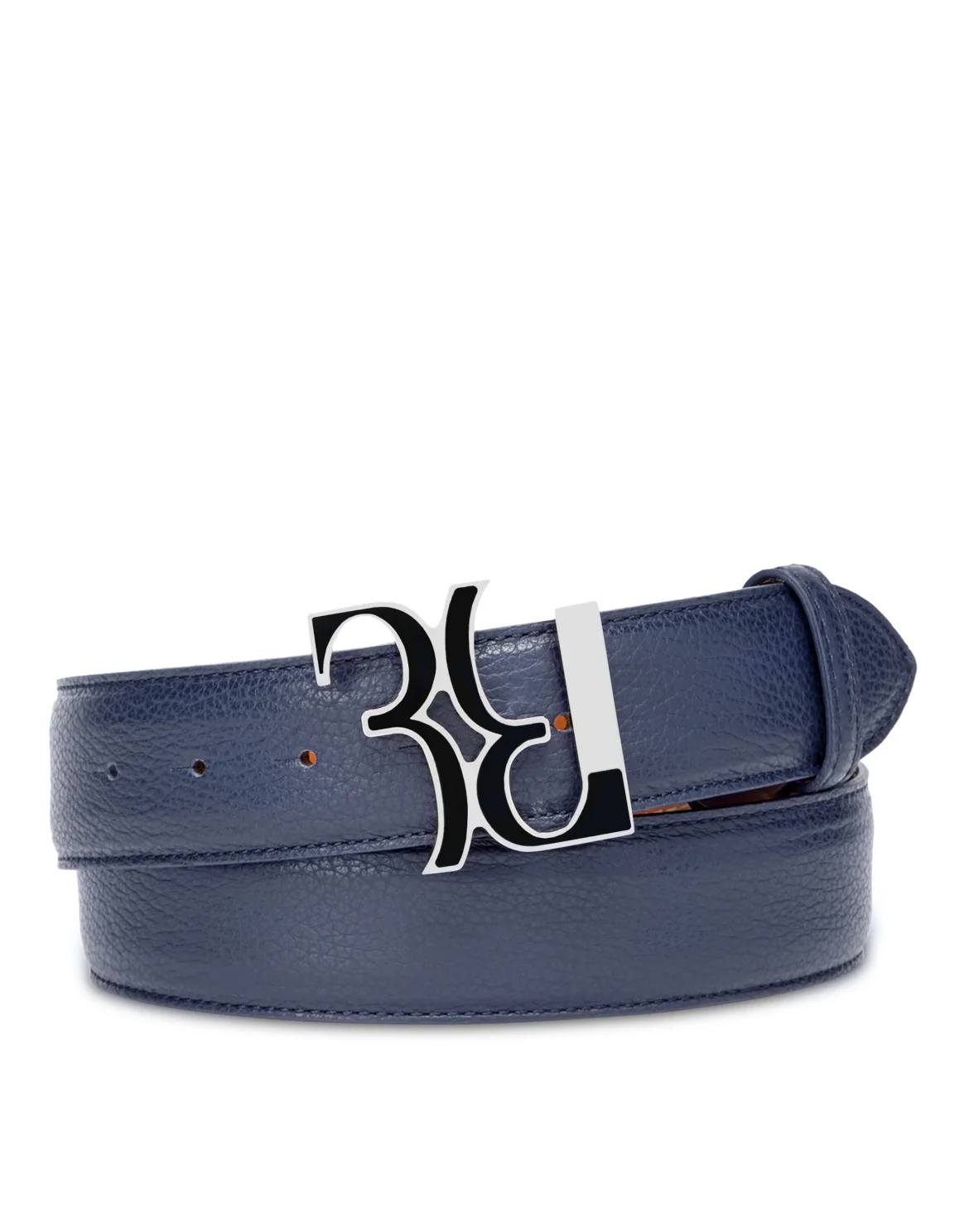 Belt Double B, цвет: Синий