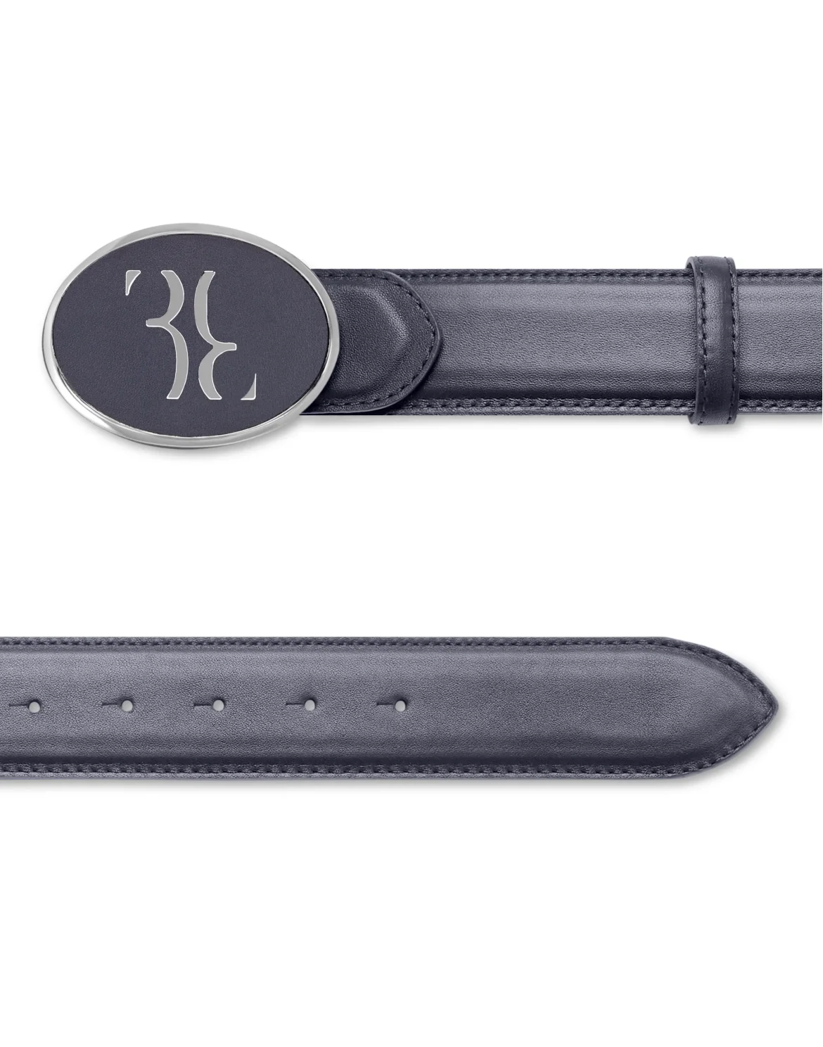 Belt Double B, цвет: Синий
