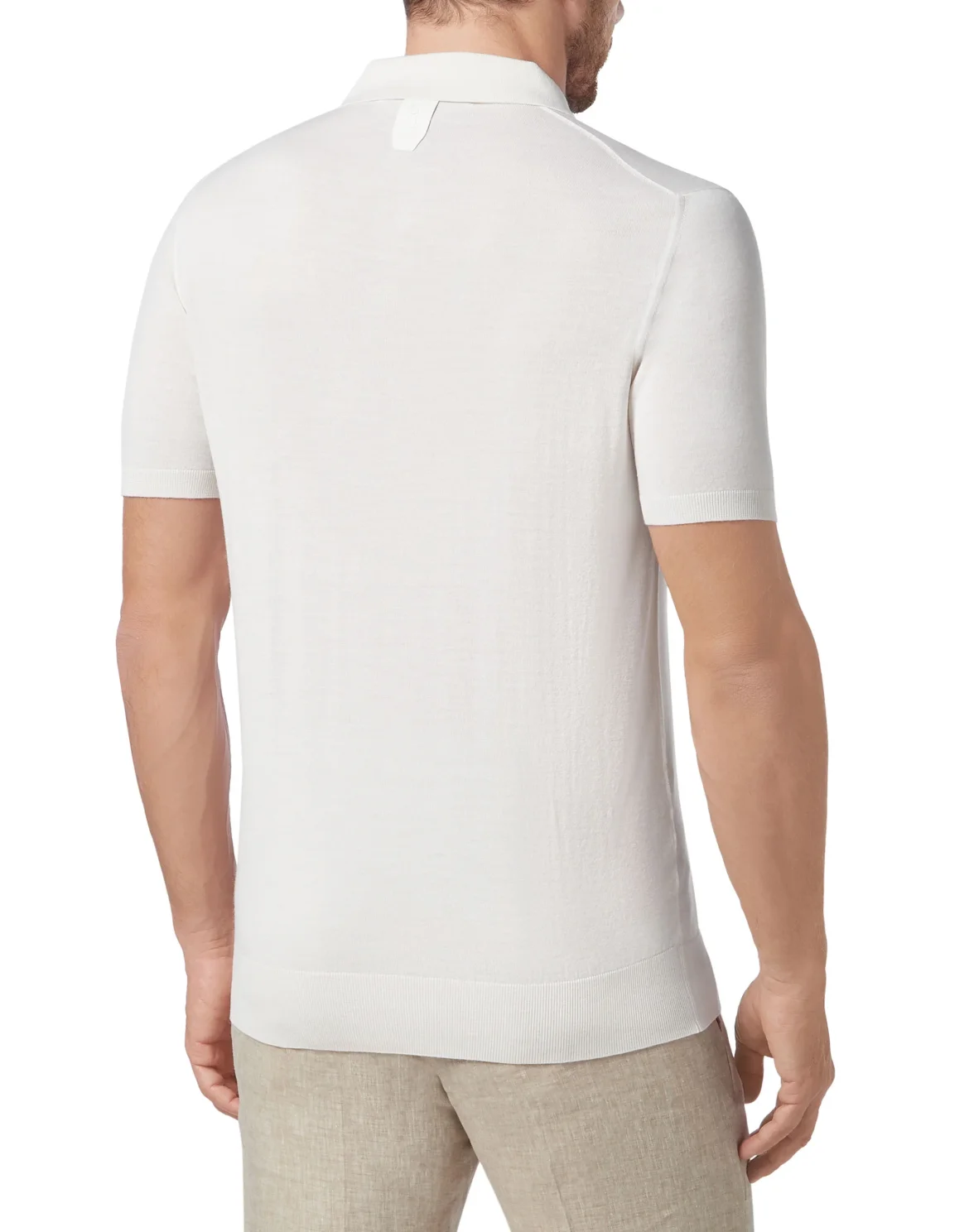 Pullover Polo-Neck SS Double B, цвет: Белый