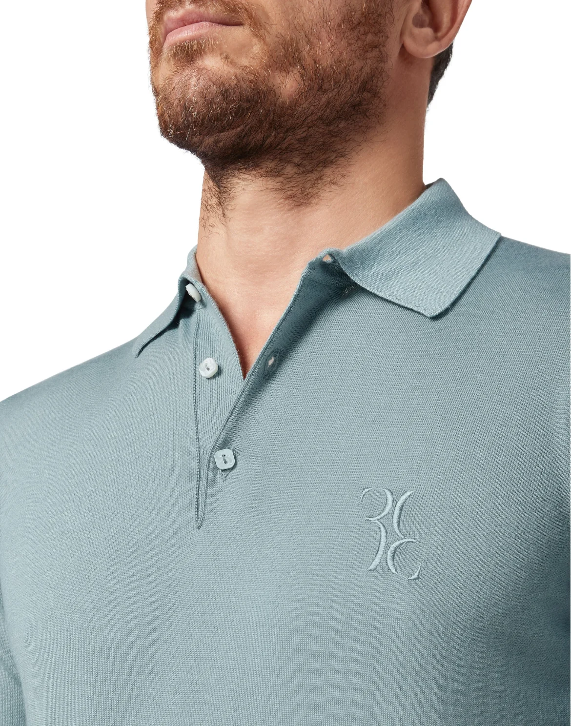 Pullover Polo-Neck SS Double B, цвет: Синий
