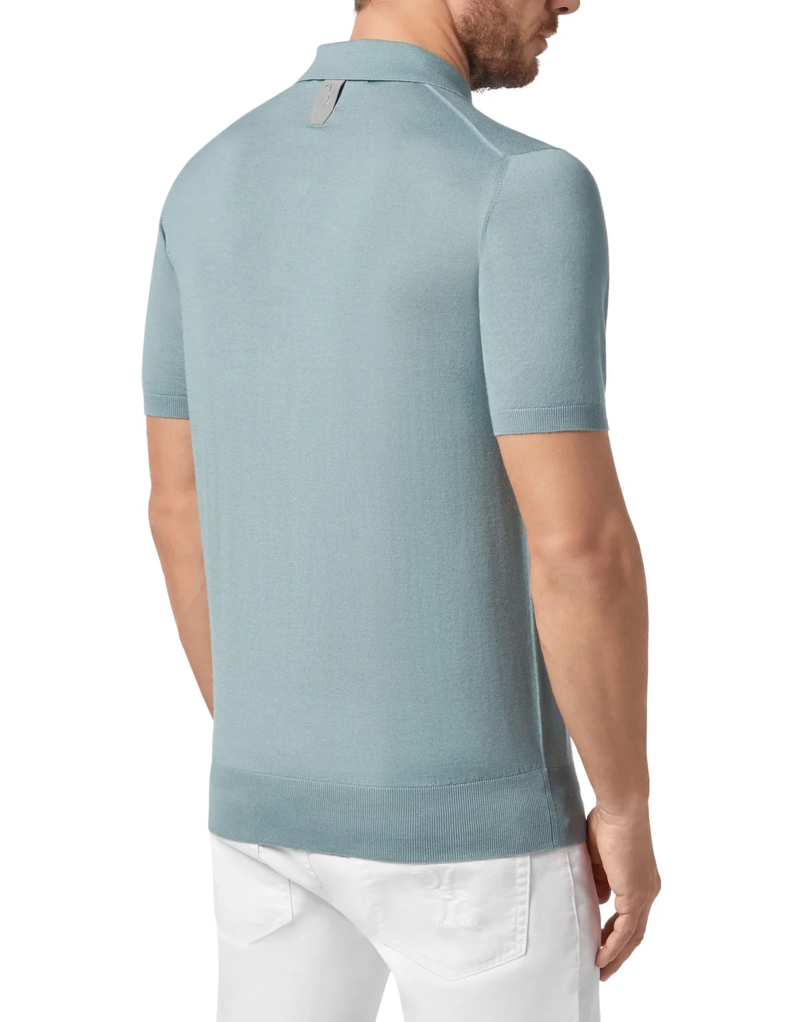 Pullover Polo-Neck SS Double B, цвет: Синий