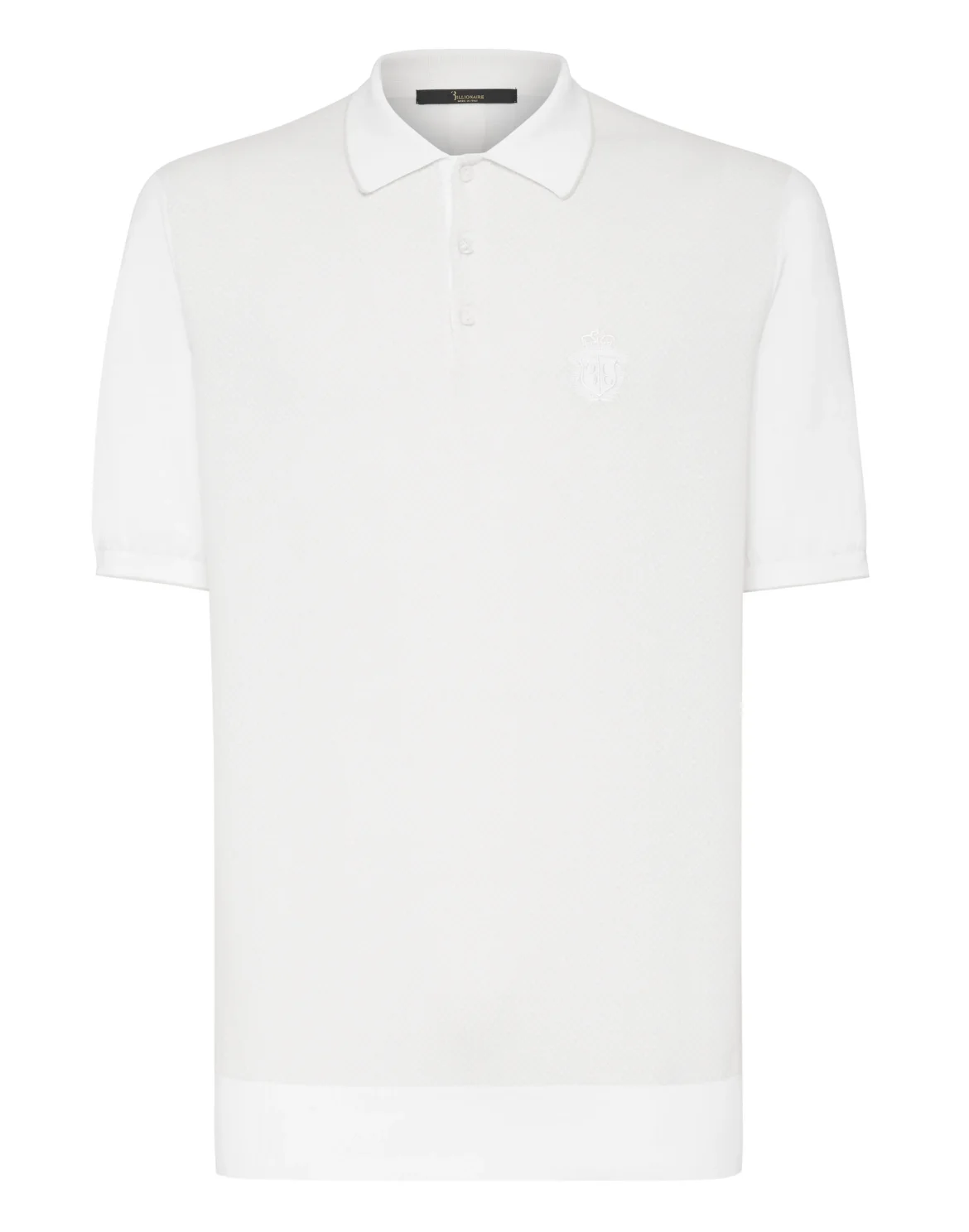 Pullover Polo-Neck LS Crest, цвет: Белый