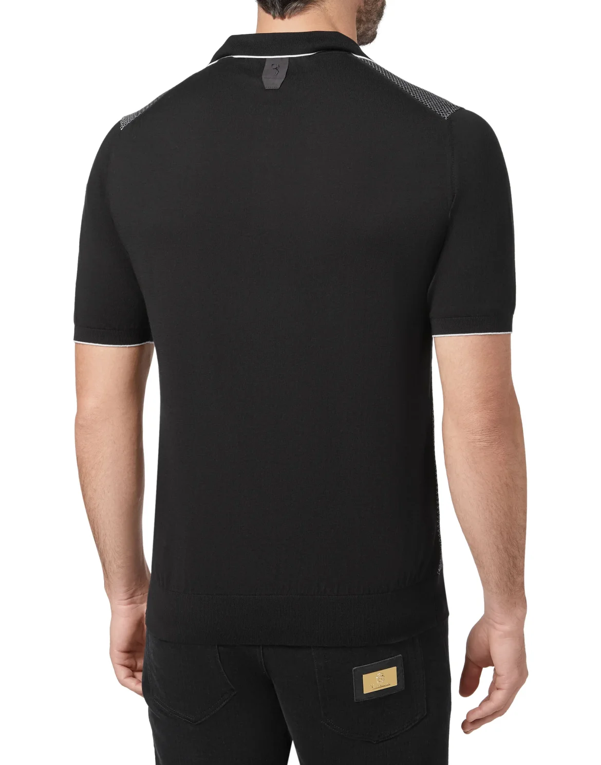 Pullover Polo-Neck LS Crest, цвет: Черный
