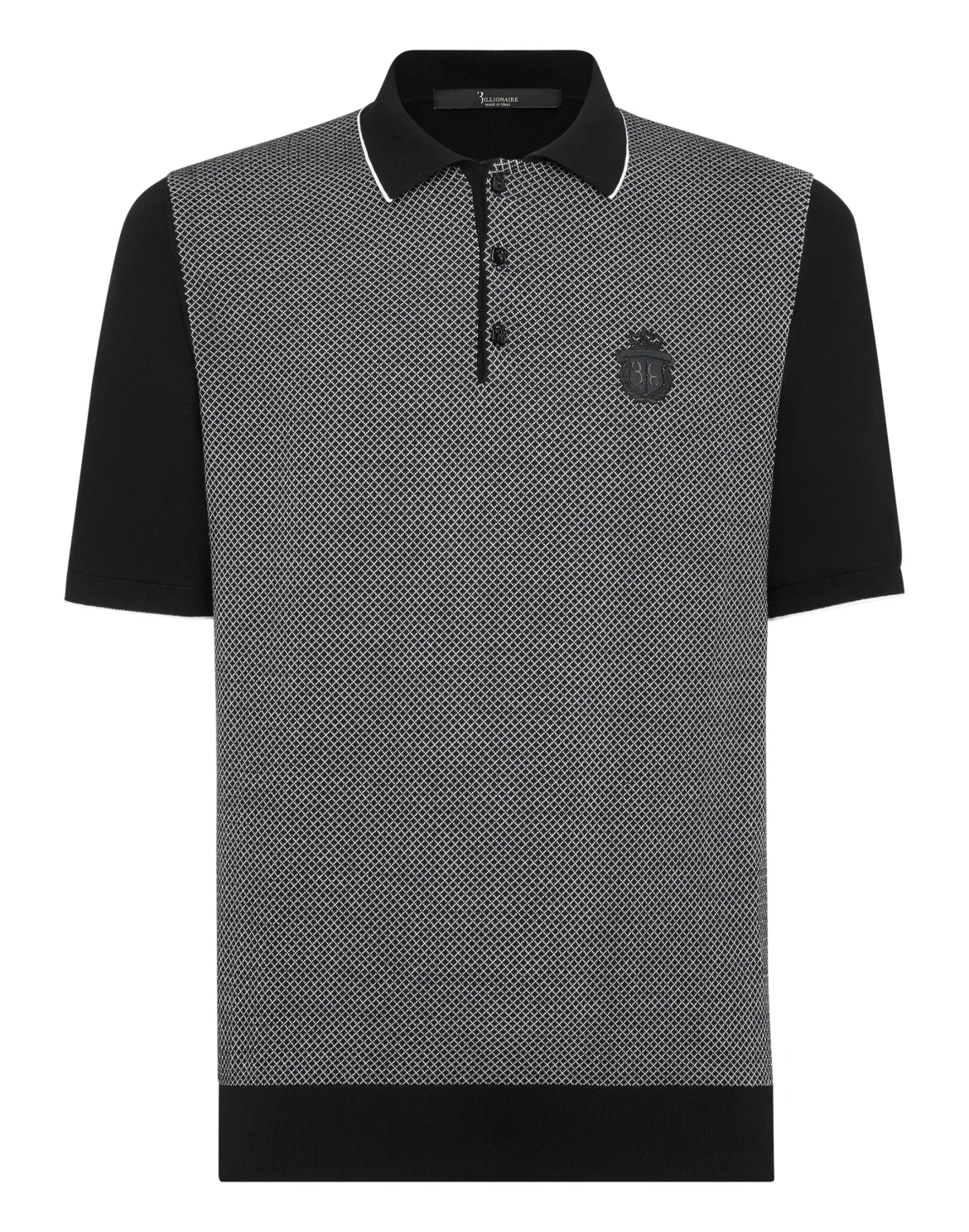 Pullover Polo-Neck LS Crest, цвет: Черный