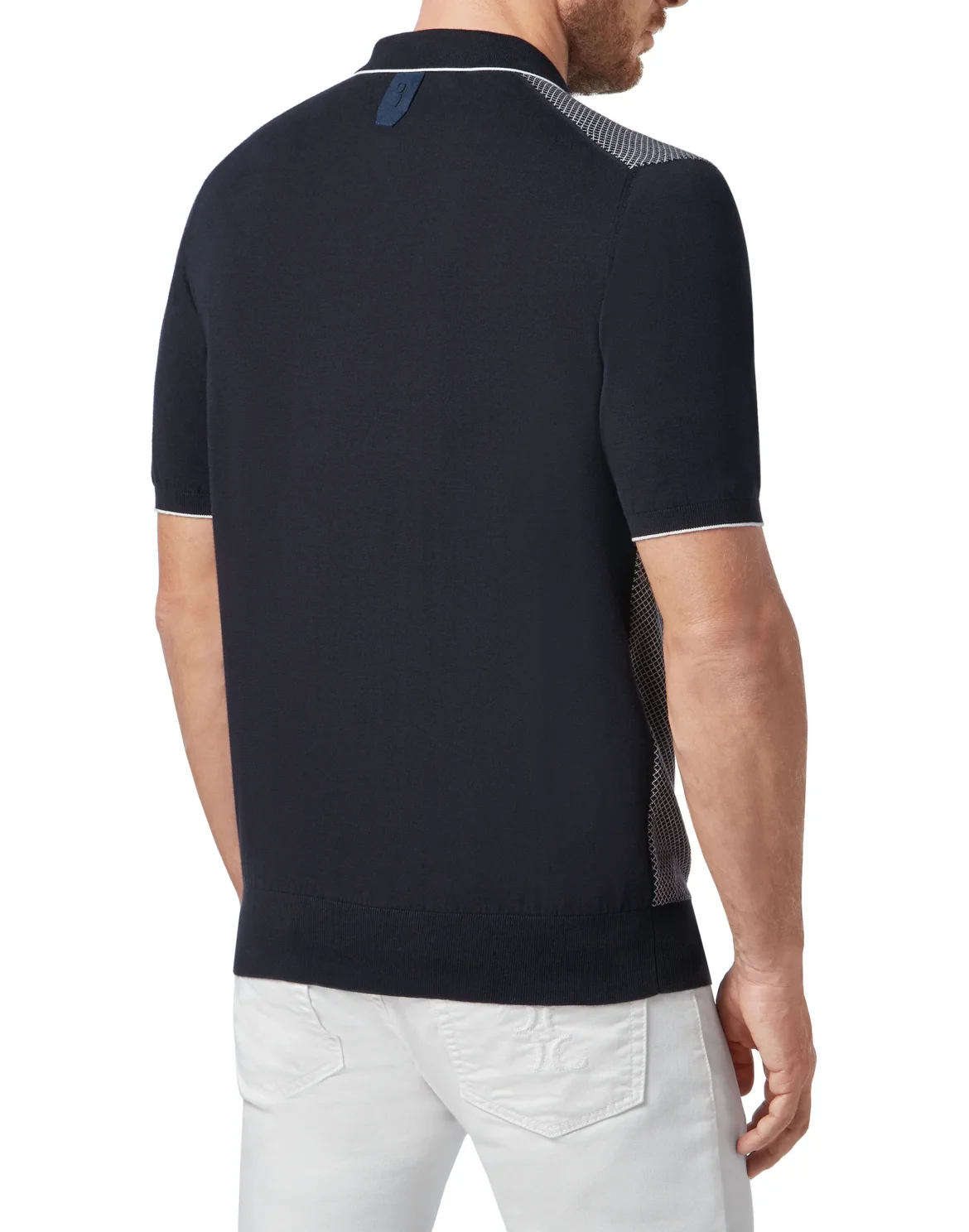 Pullover Polo-Neck LS Crest, цвет: Синий