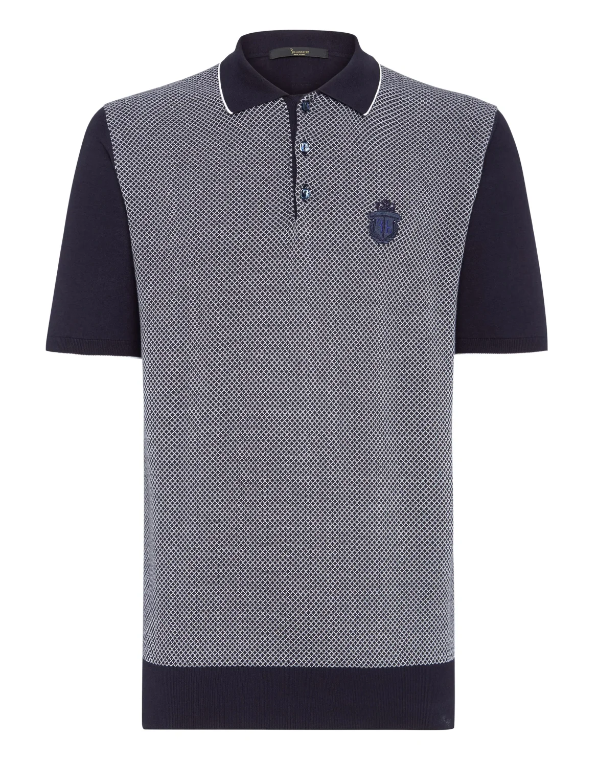 Pullover Polo-Neck LS Crest, цвет: Синий