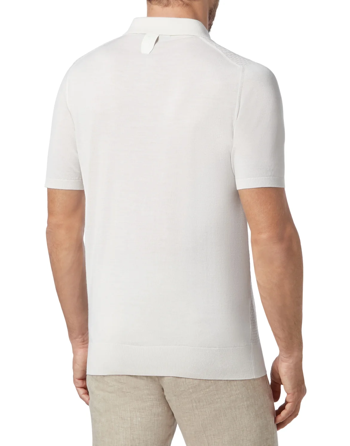 Pullover zip mock SS Crest, цвет: Белый