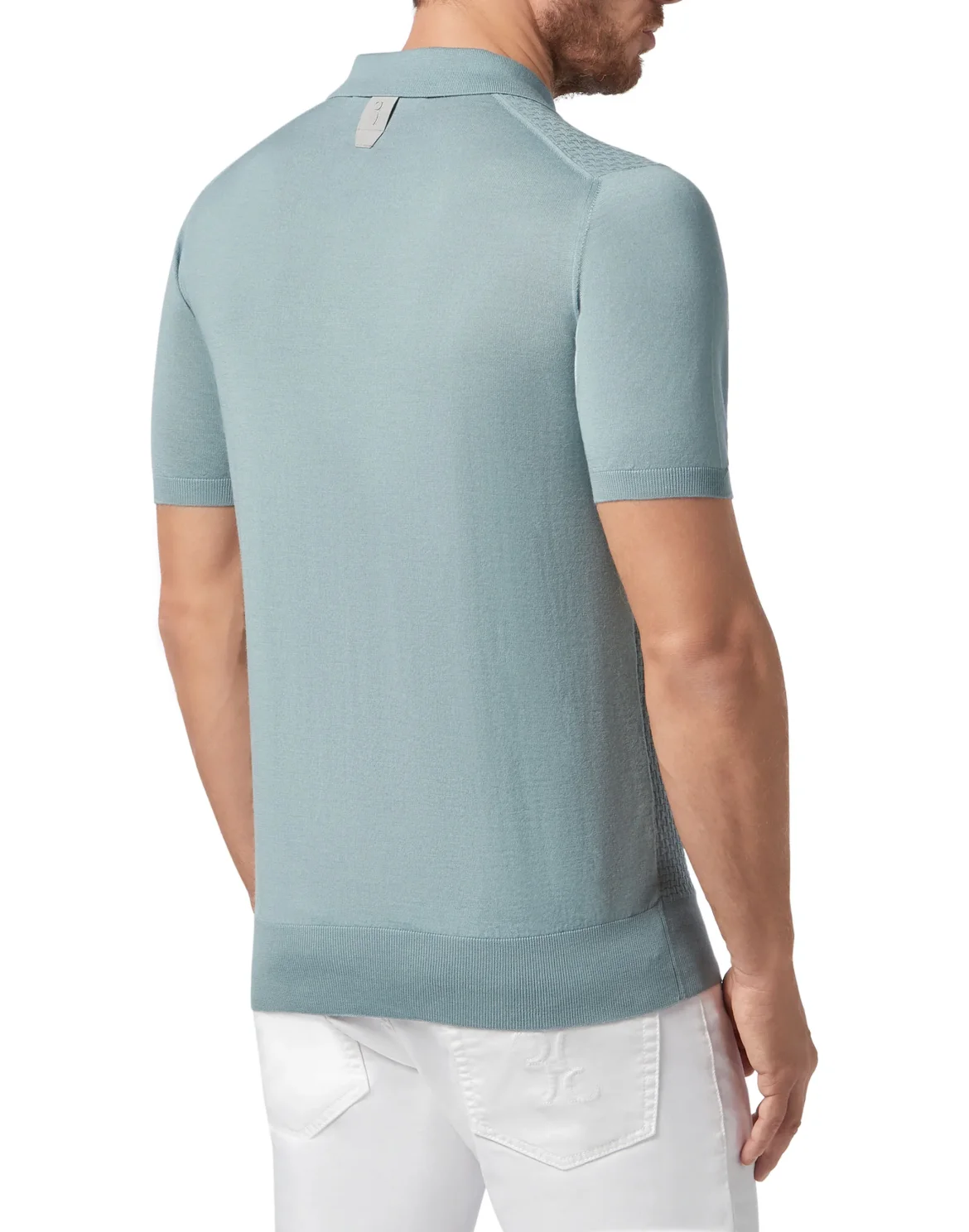 Pullover zip mock SS Crest, цвет: Синий
