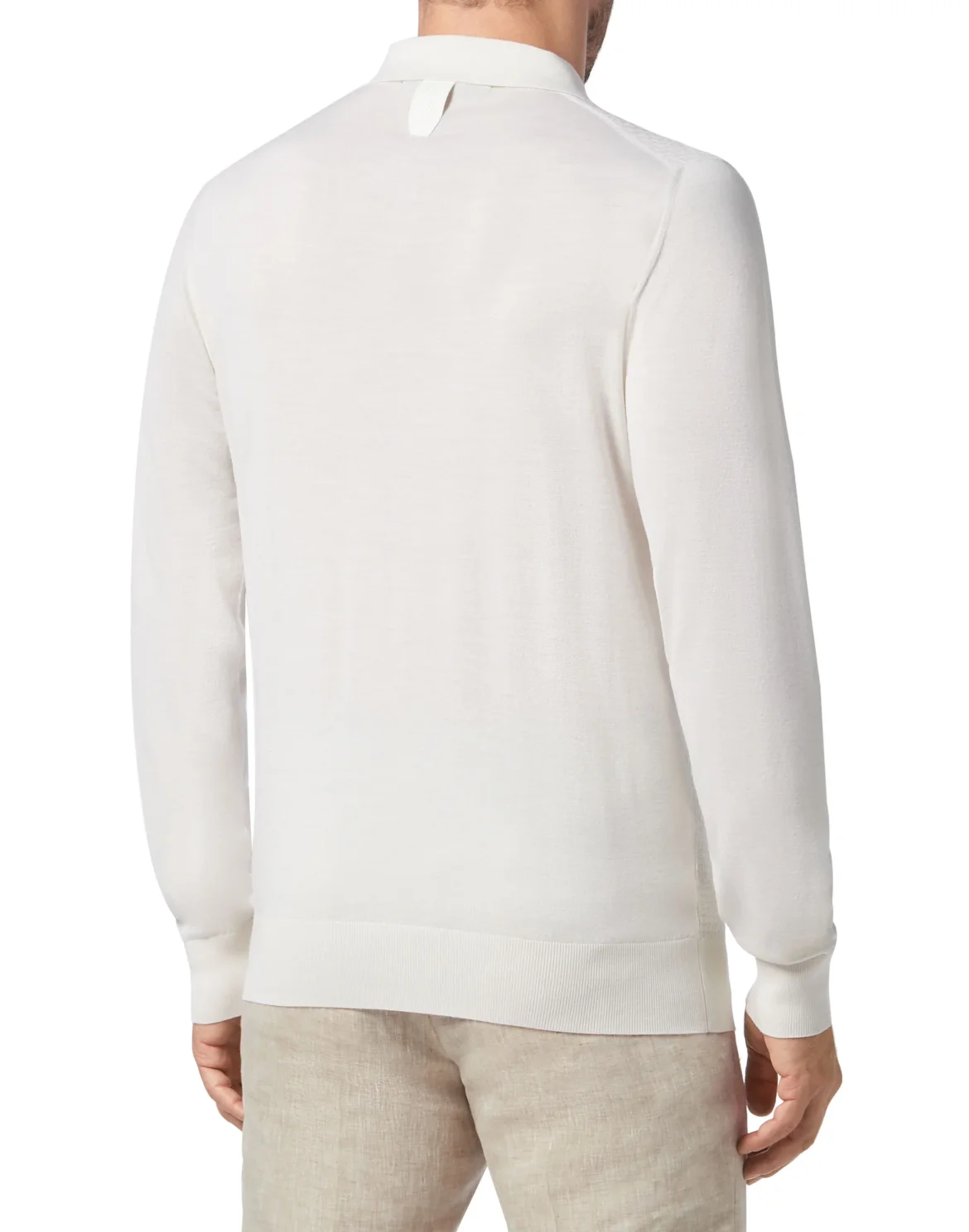 Pullover zip mock LS Crest, цвет: Белый