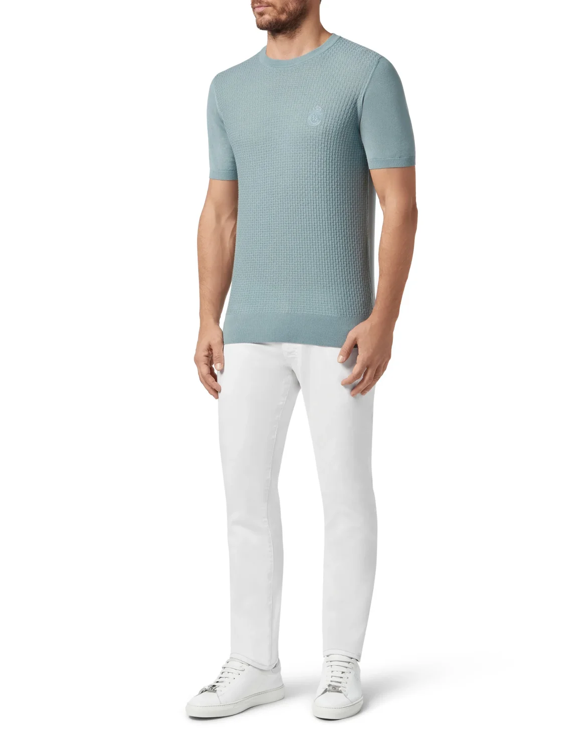 Pullover Round Neck SS Crest, цвет: Синий