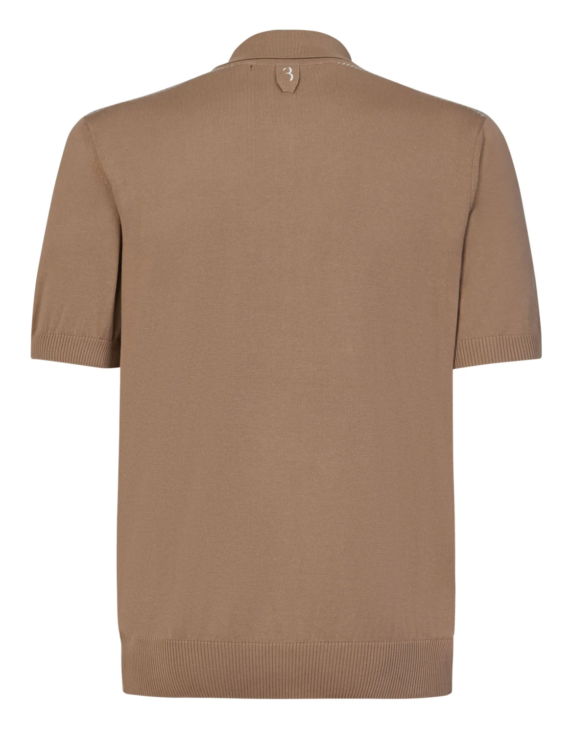Pullover zip mock SS Luxury, цвет: Бежевый