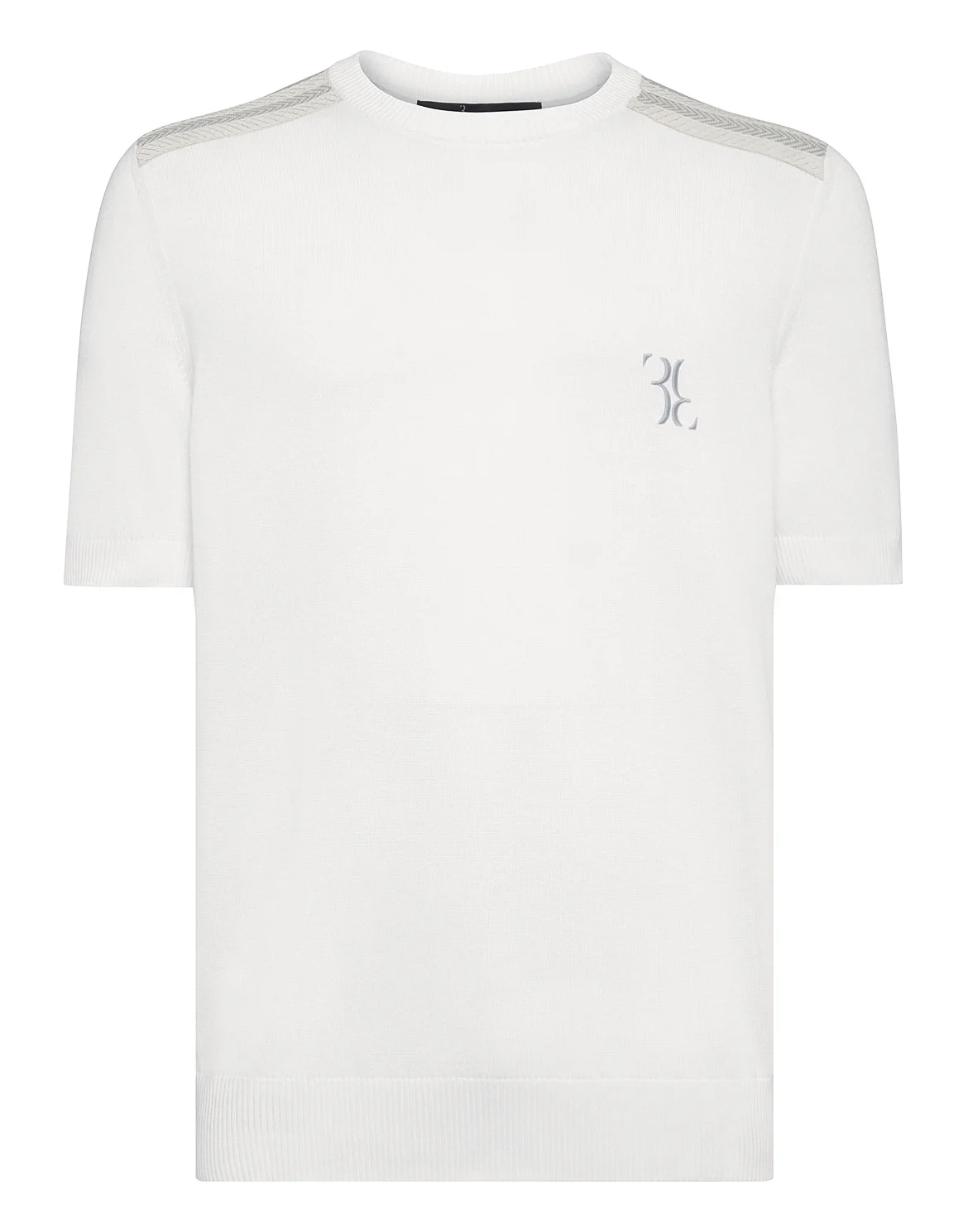 Pullover Round Neck SS Luxury, цвет: Белый