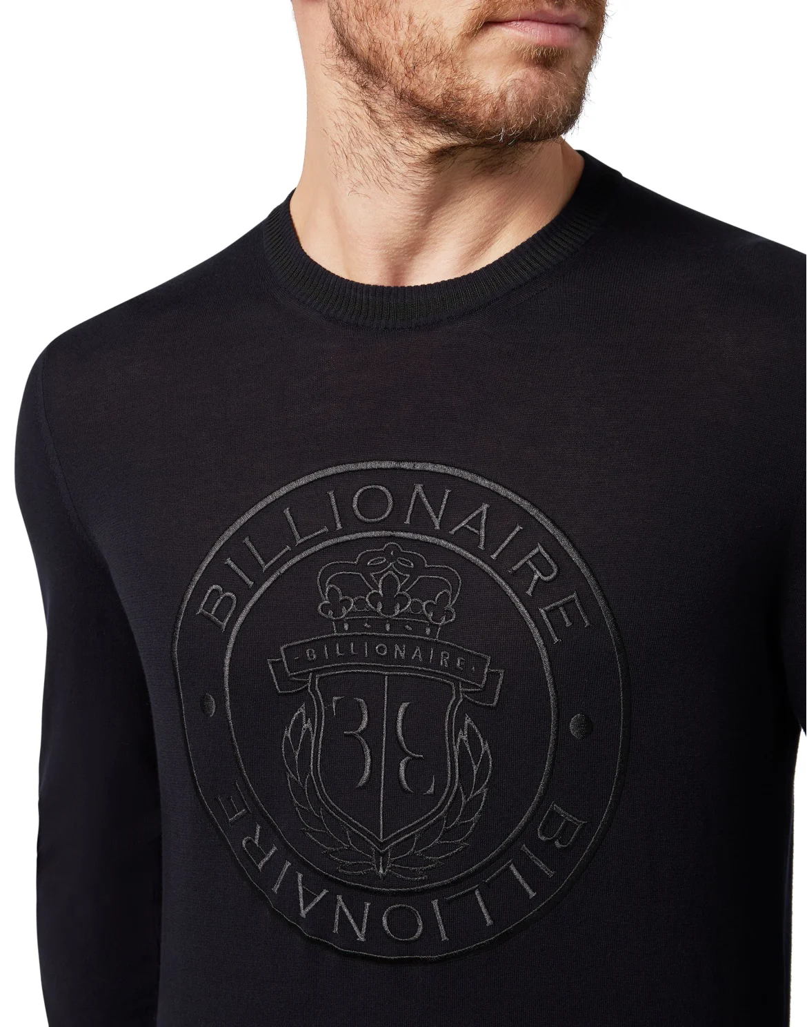 Pullover Round Neck LS Crest, цвет: Синий