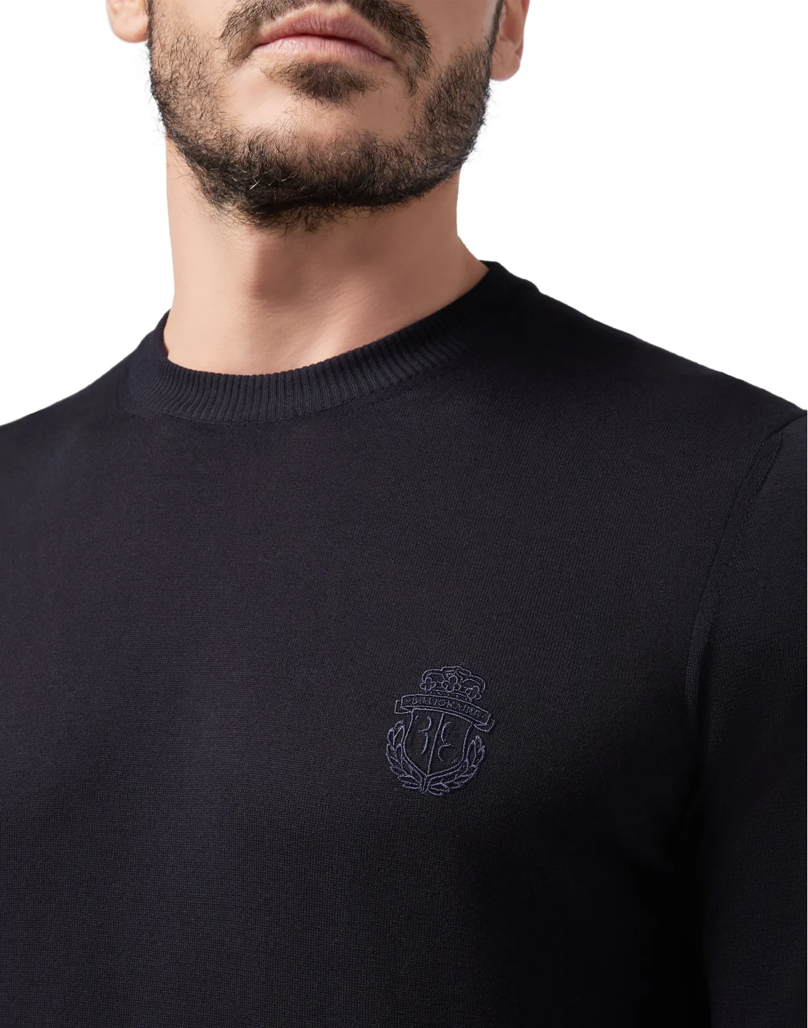 Pullover Round Neck LS Crest, цвет: Синий