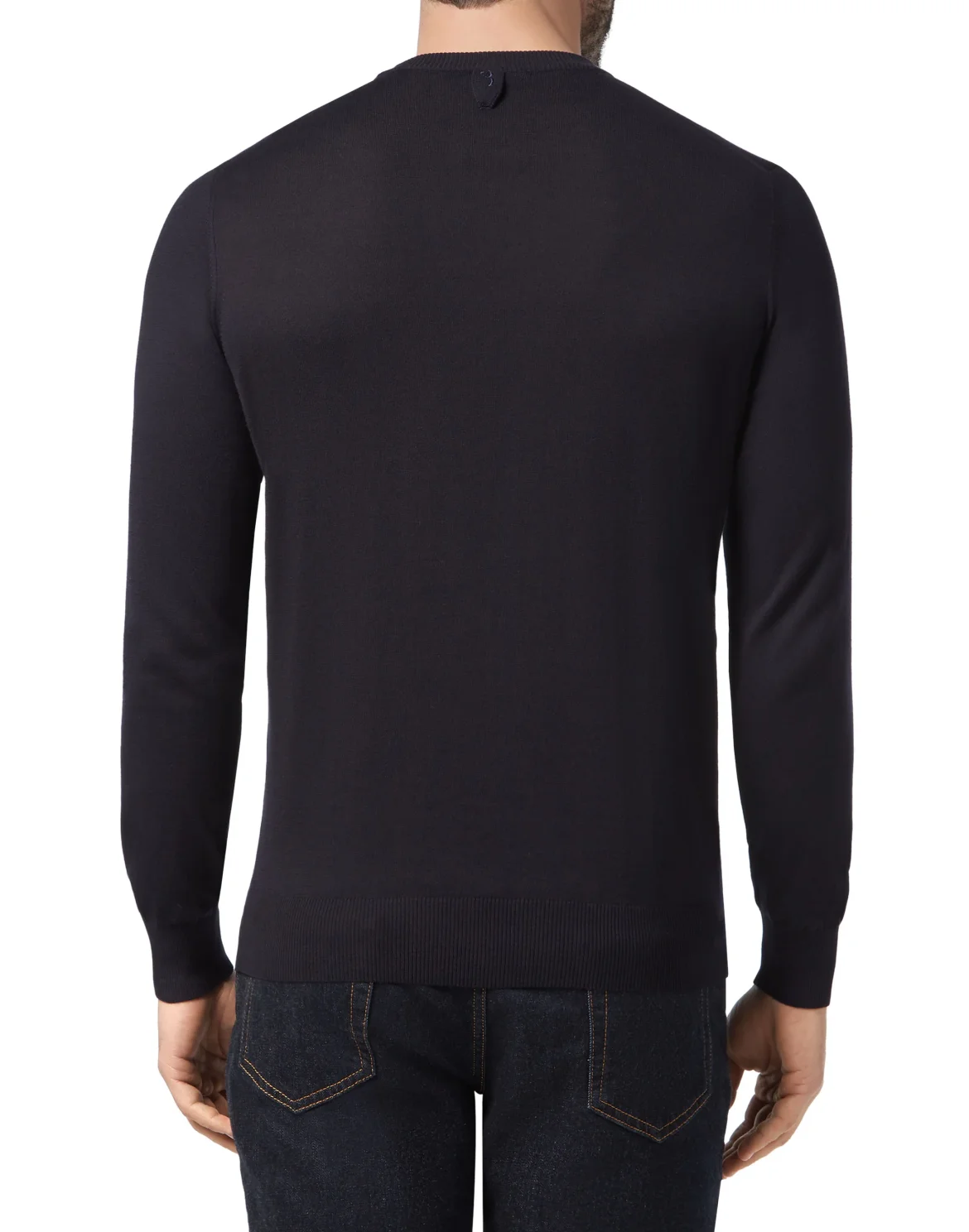 Pullover Round Neck LS Crest, цвет: Синий