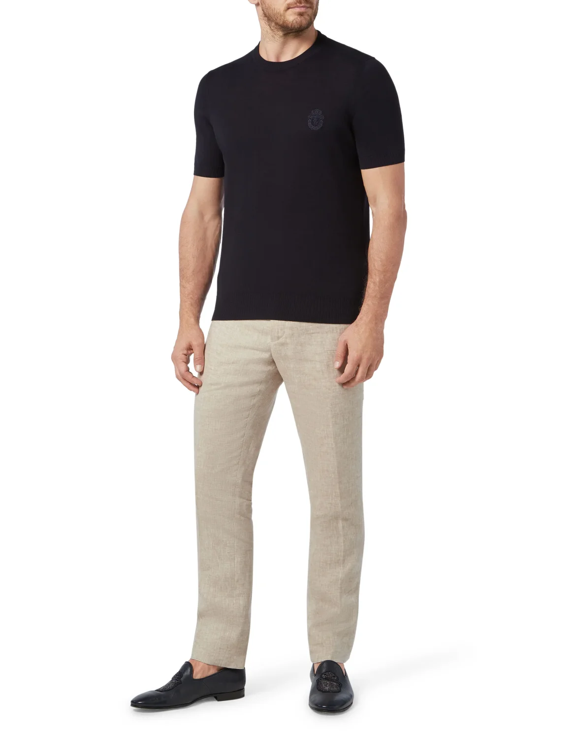Pullover Round Neck SS Crest, цвет: Синий