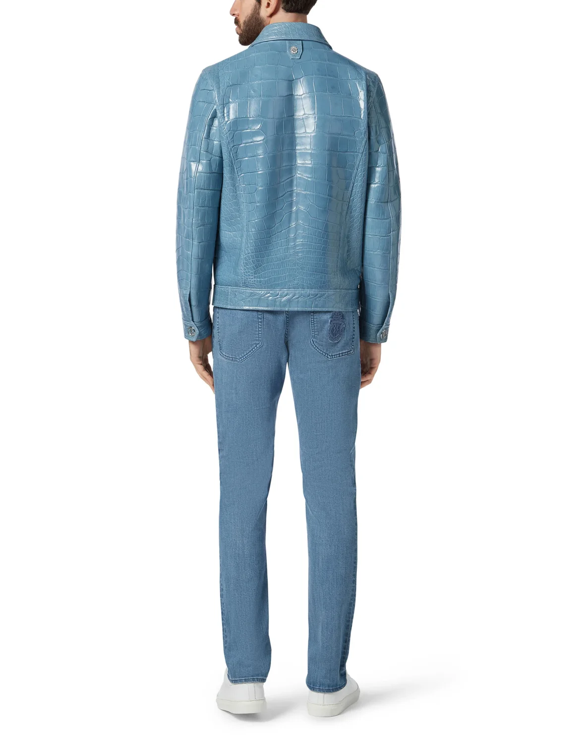 Leather Bomber  Luxury, цвет: Синий