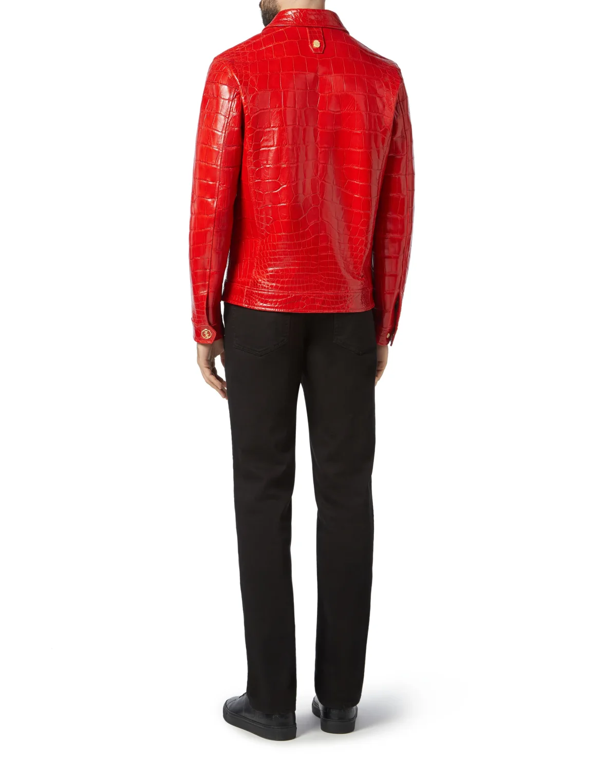 Leather Bomber  Luxury, цвет: Красный