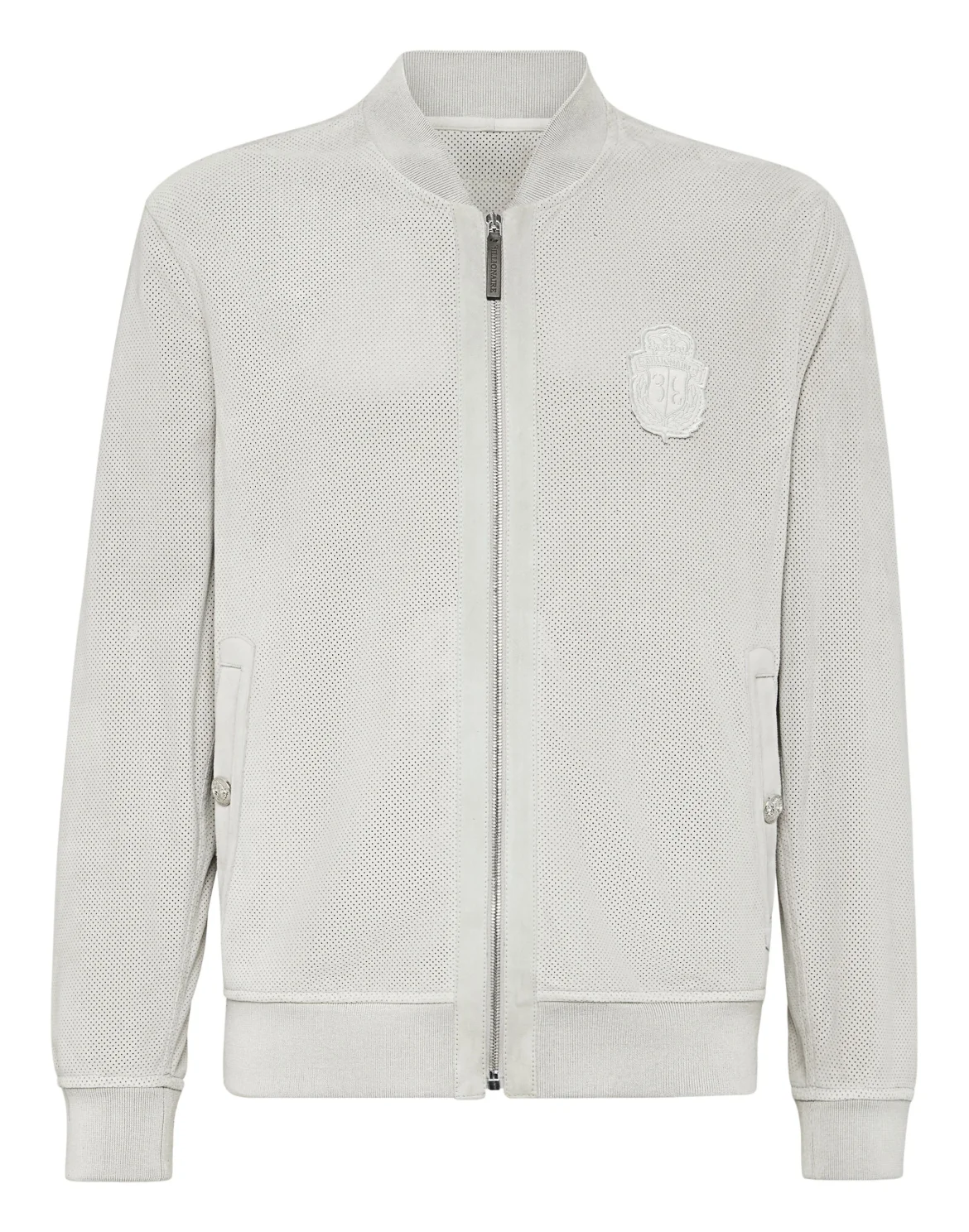 Leather Bomber Crest, цвет: Белый