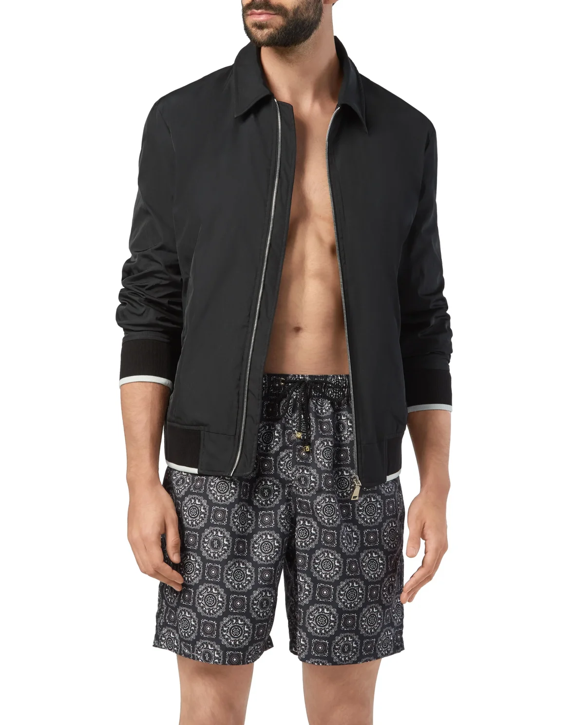 Beachwear Long Trousers Paisley, цвет: Черный