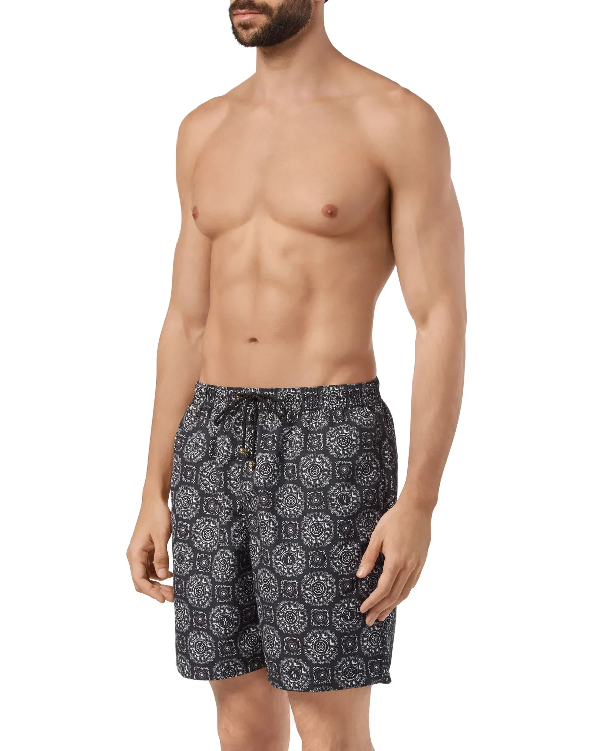 Beachwear Long Trousers Paisley, цвет: Черный