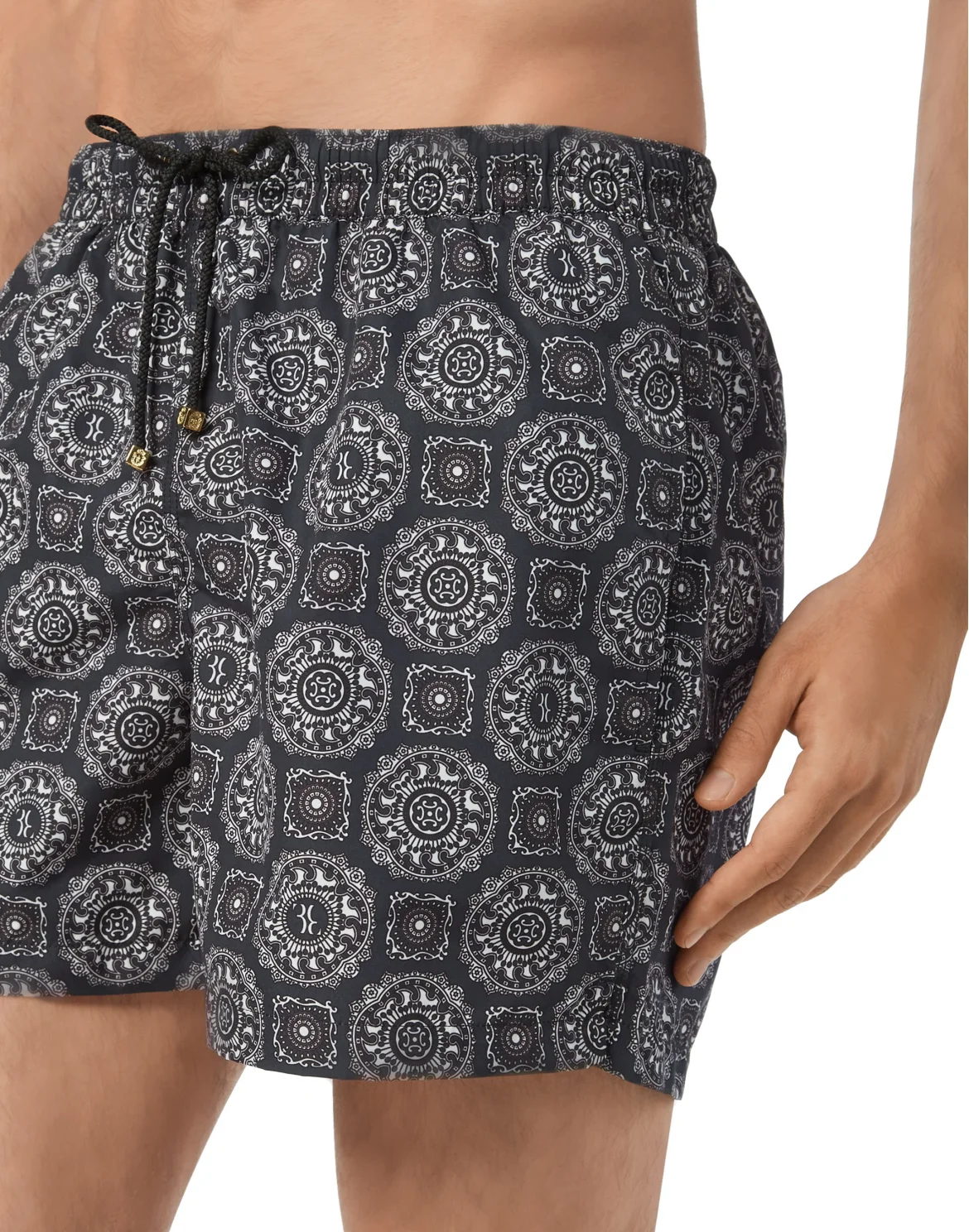 Beachwear Short Trousers Paisley, цвет: Черный