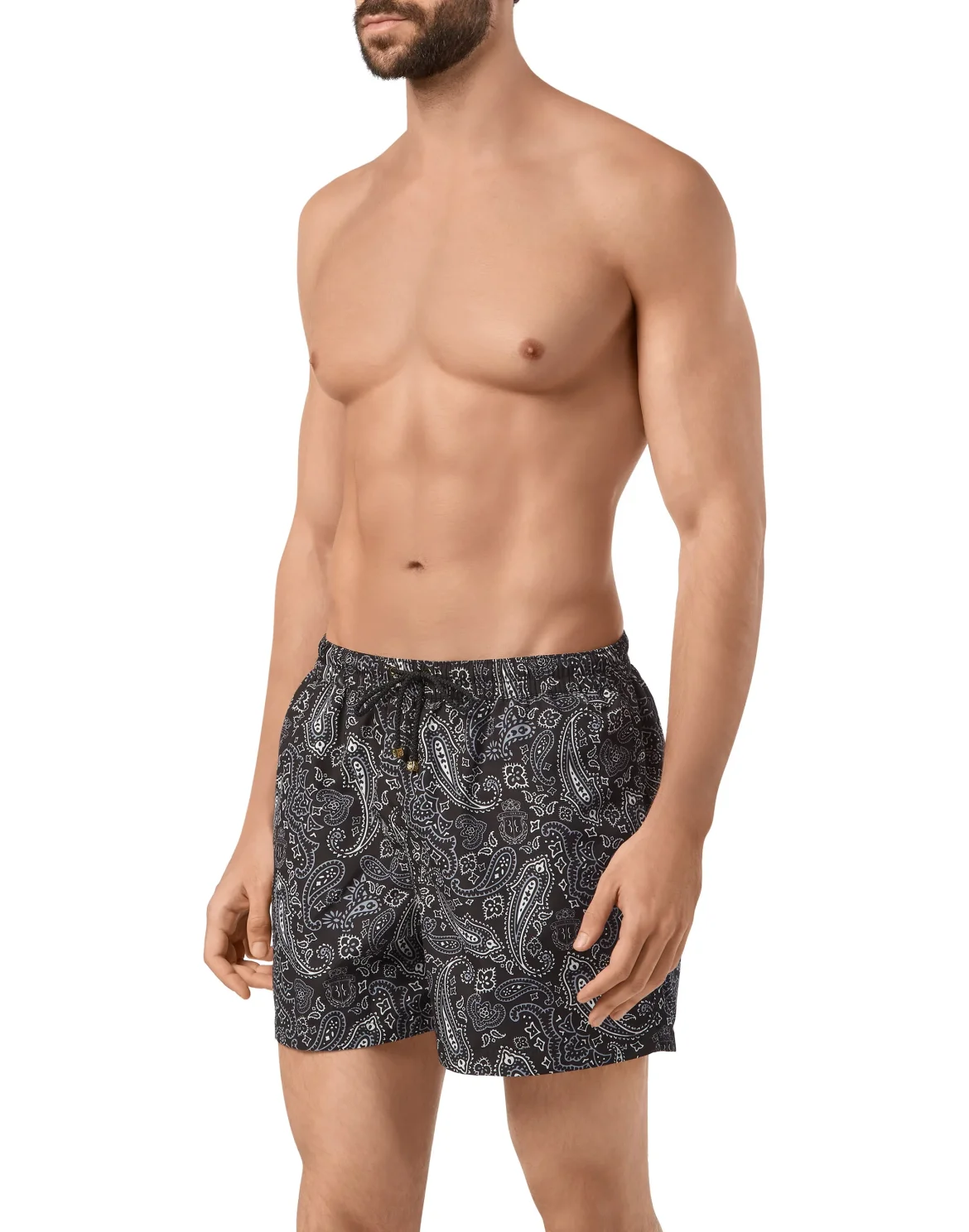Beachwear Short Trousers Paisley, цвет: Черный