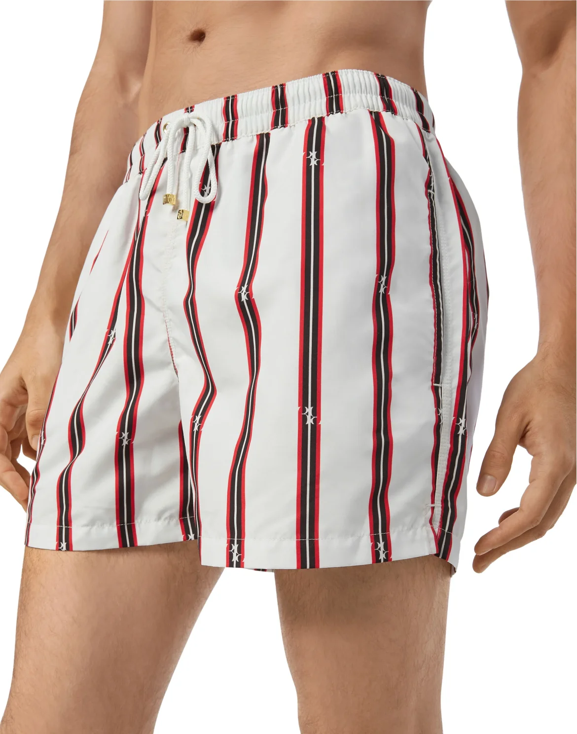 Beachwear Short Trousers Stripes, цвет: Белый