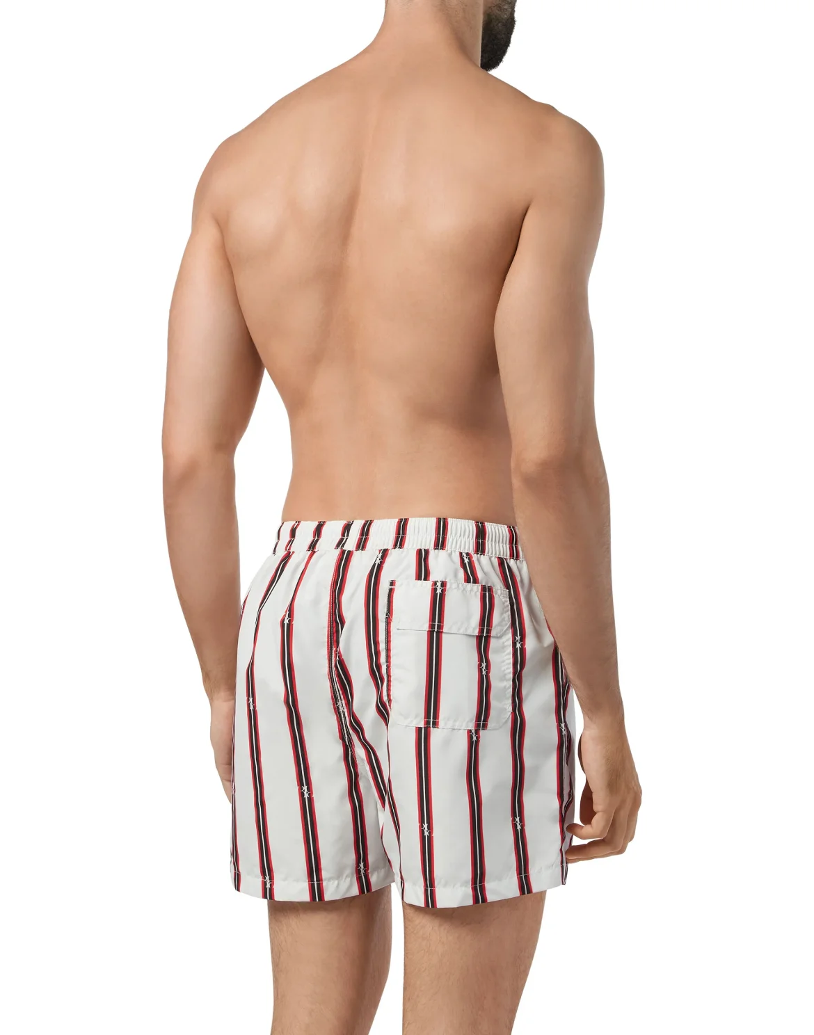Beachwear Short Trousers Stripes, цвет: Белый