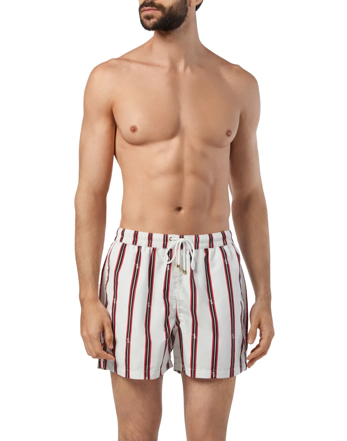 Beachwear Short Trousers Stripes, цвет: Белый