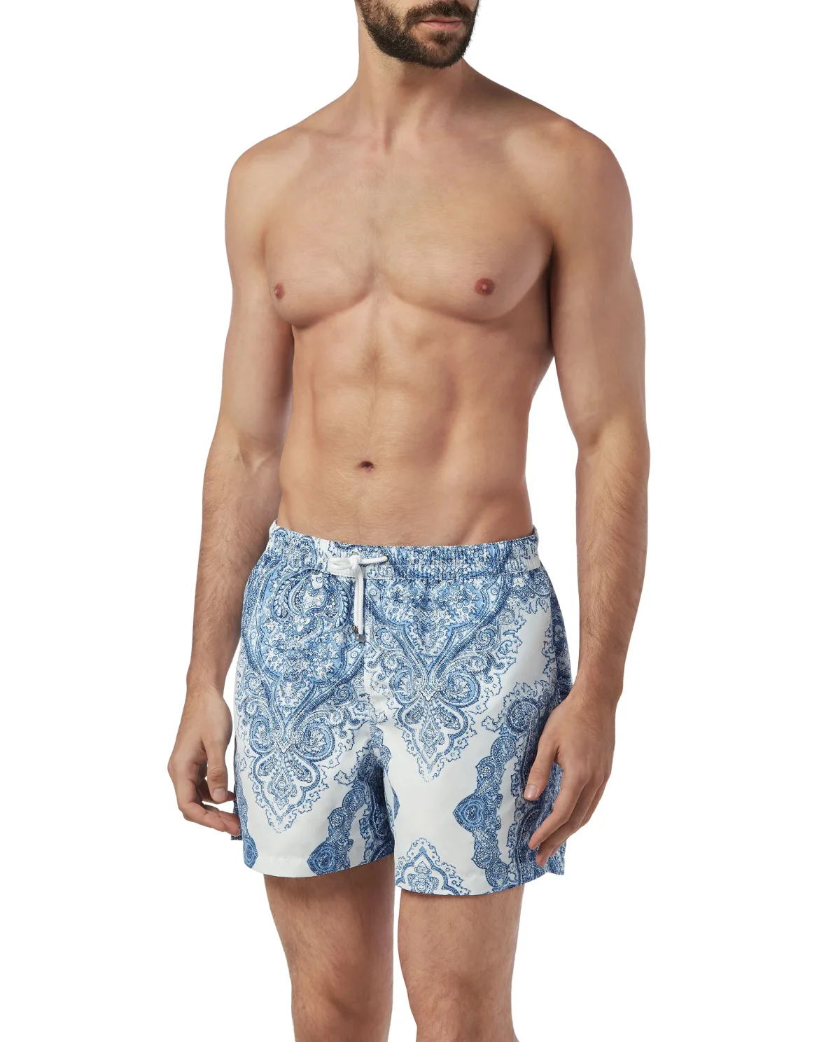 Beachwear Short Trousers Paisley, цвет: Белый