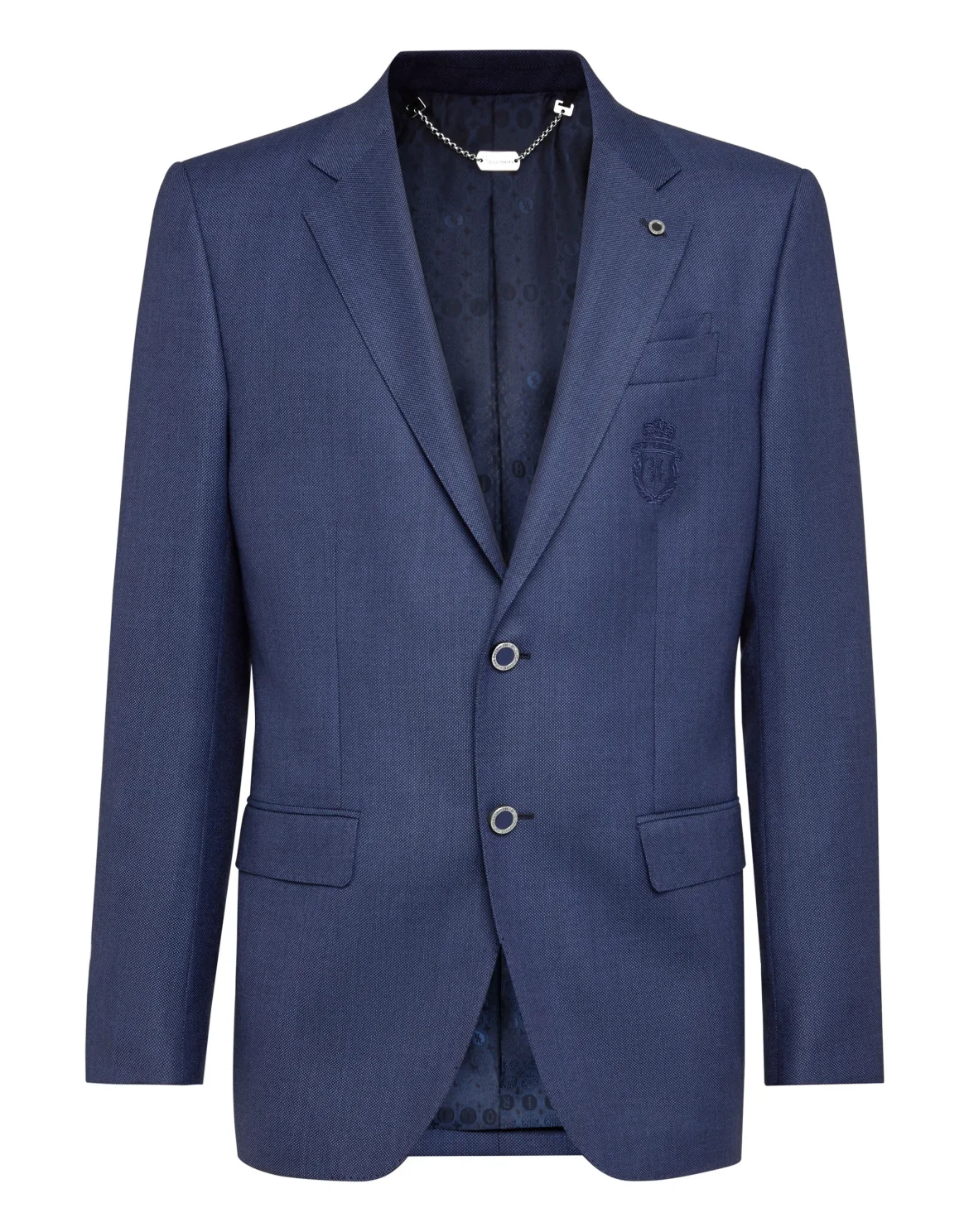 Blazer Super Slim Fit Crest, цвет: Синий