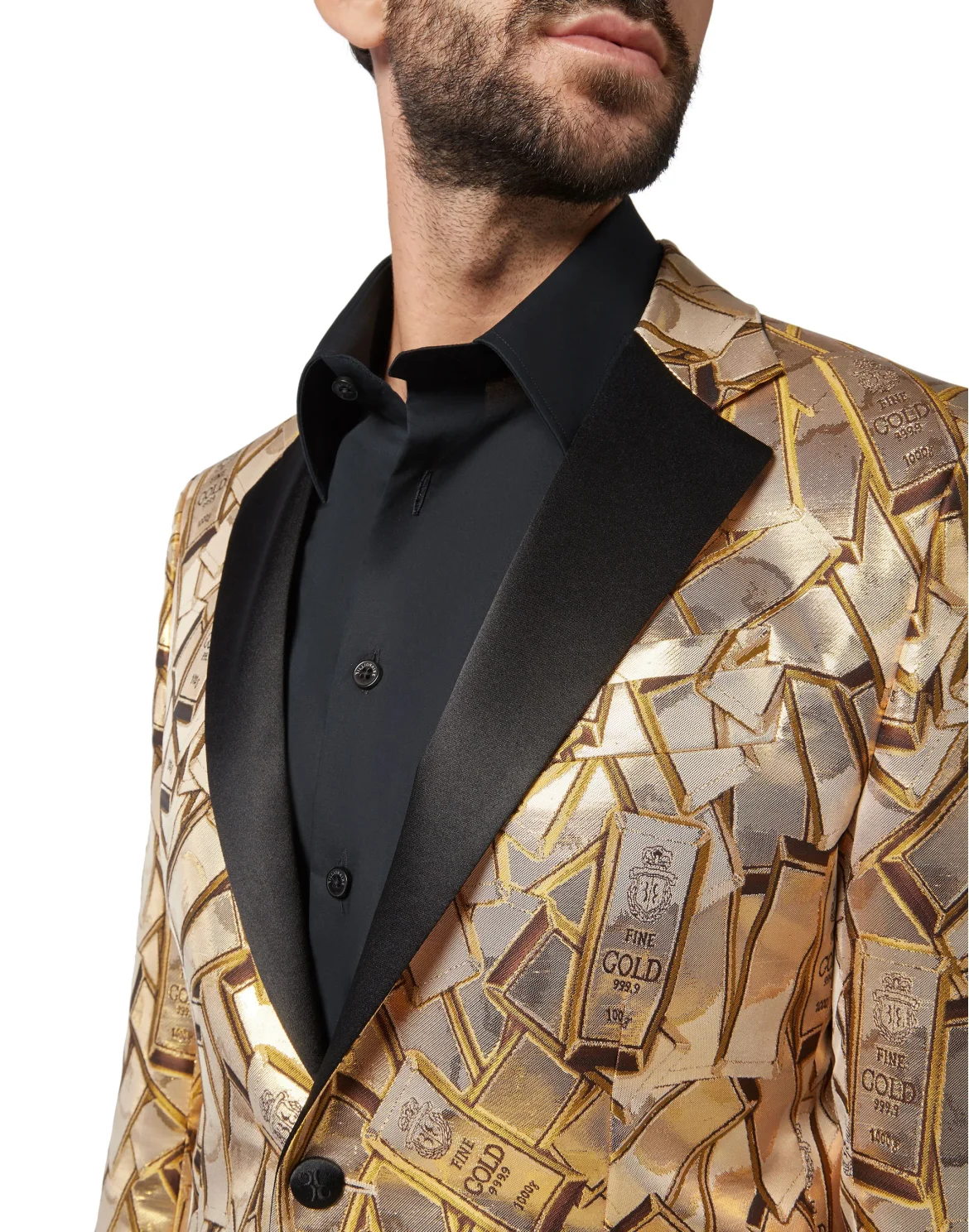 Blazer Super Slim Fit Gold, цвет: Золотой