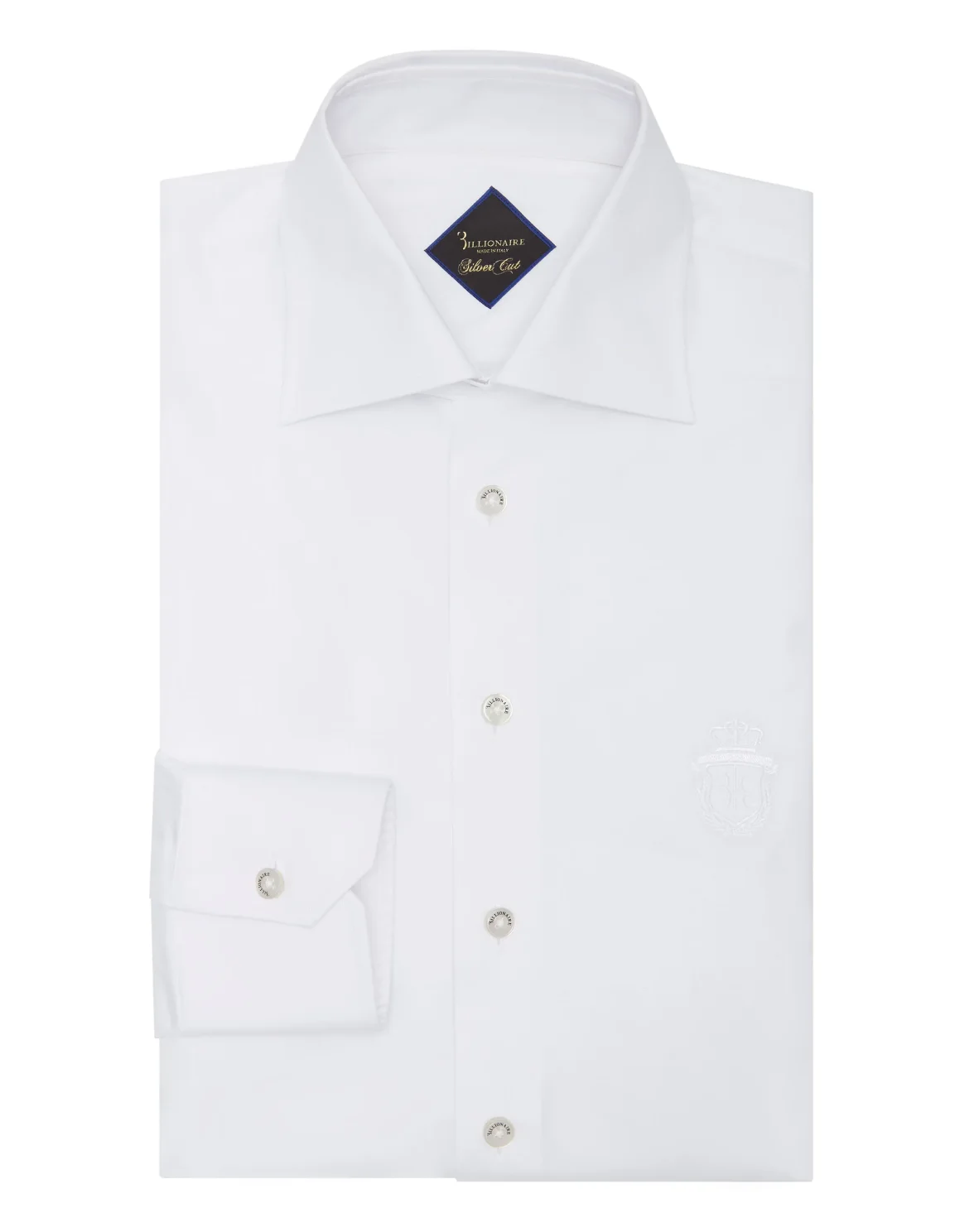 Shirt Silver Cut LS/Milano Crest, цвет: Белый