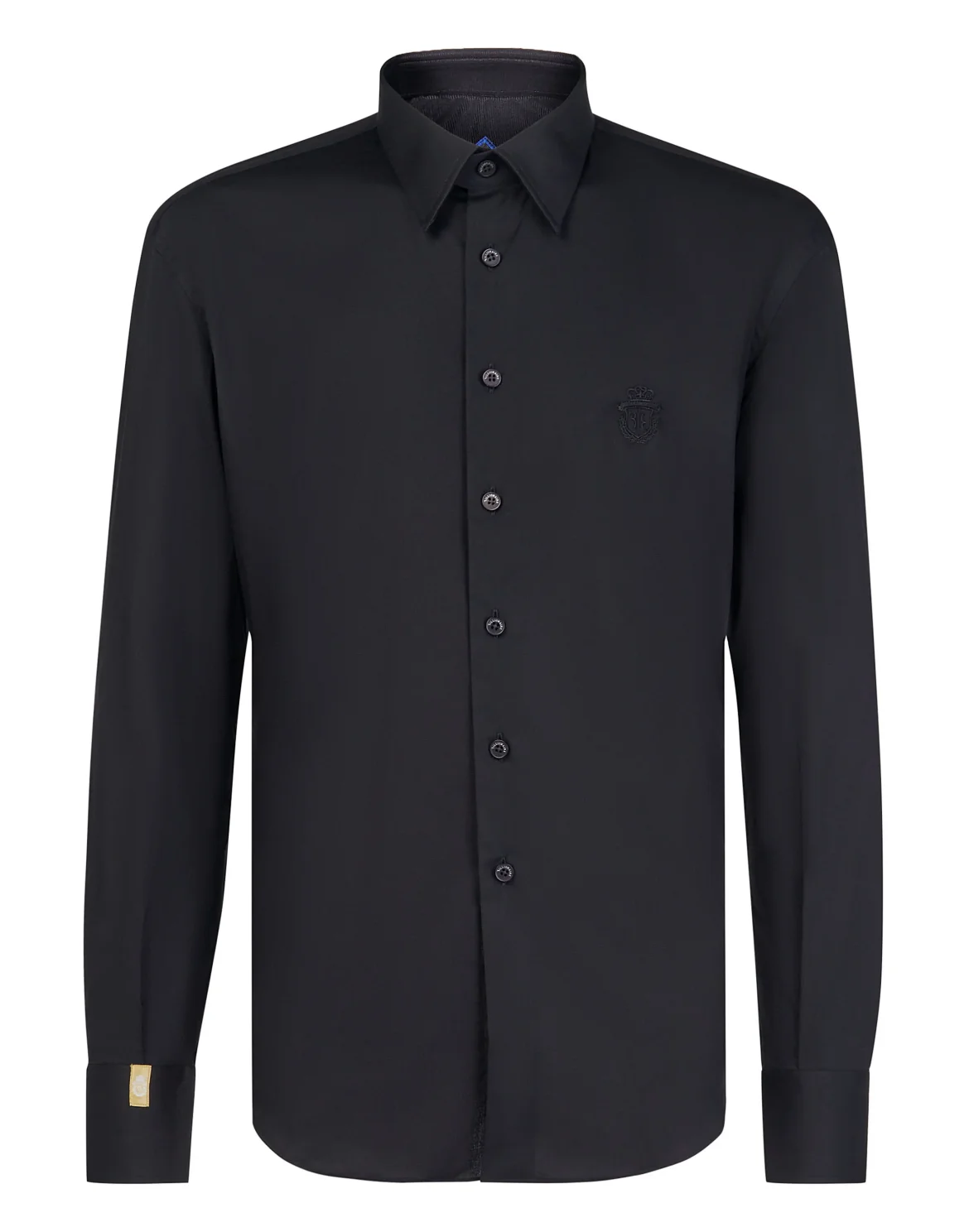 Shirt Gold Cut LS/Milano Crest, цвет: Черный