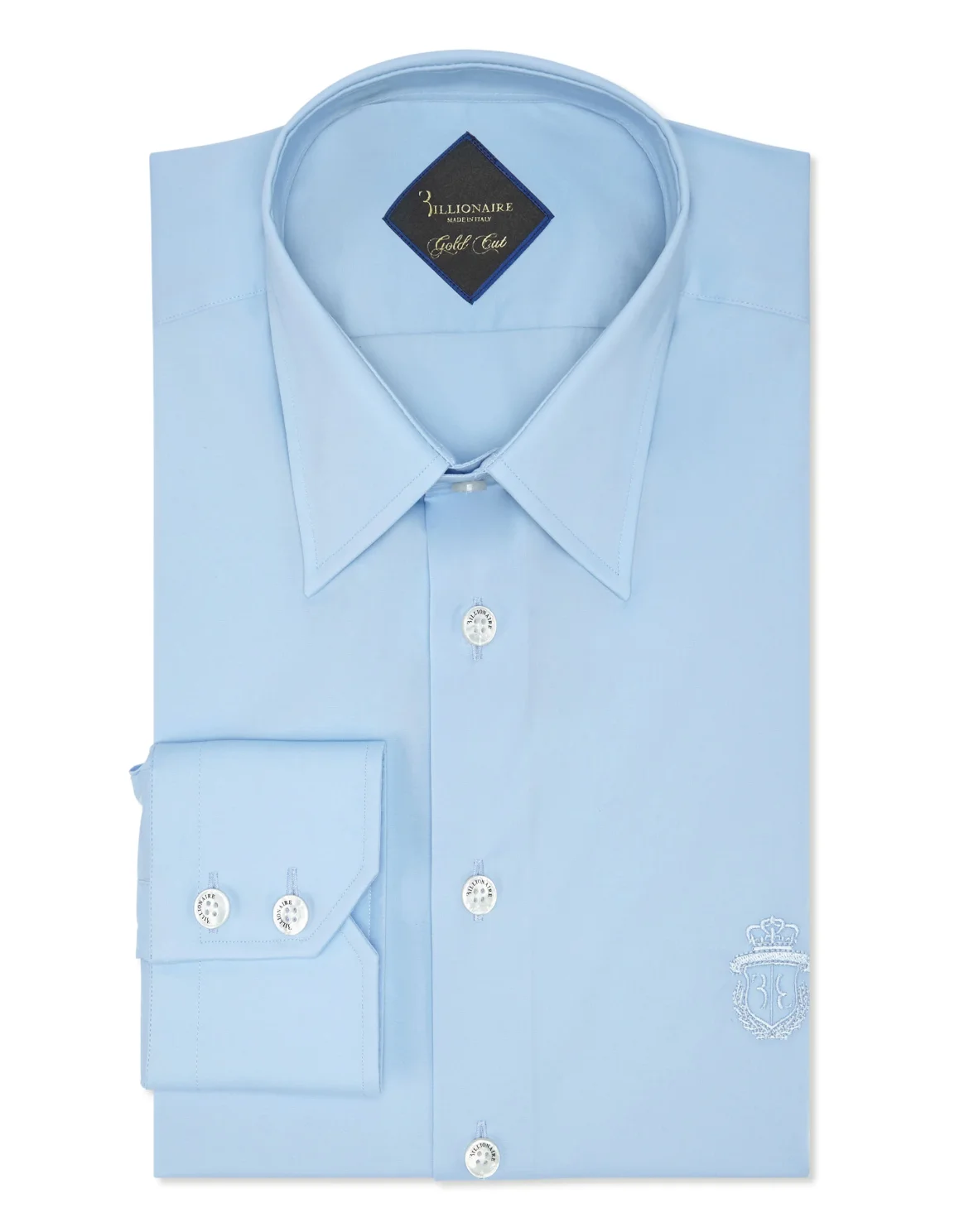 Shirt Gold Cut LS/Milano Crest, цвет: Синий
