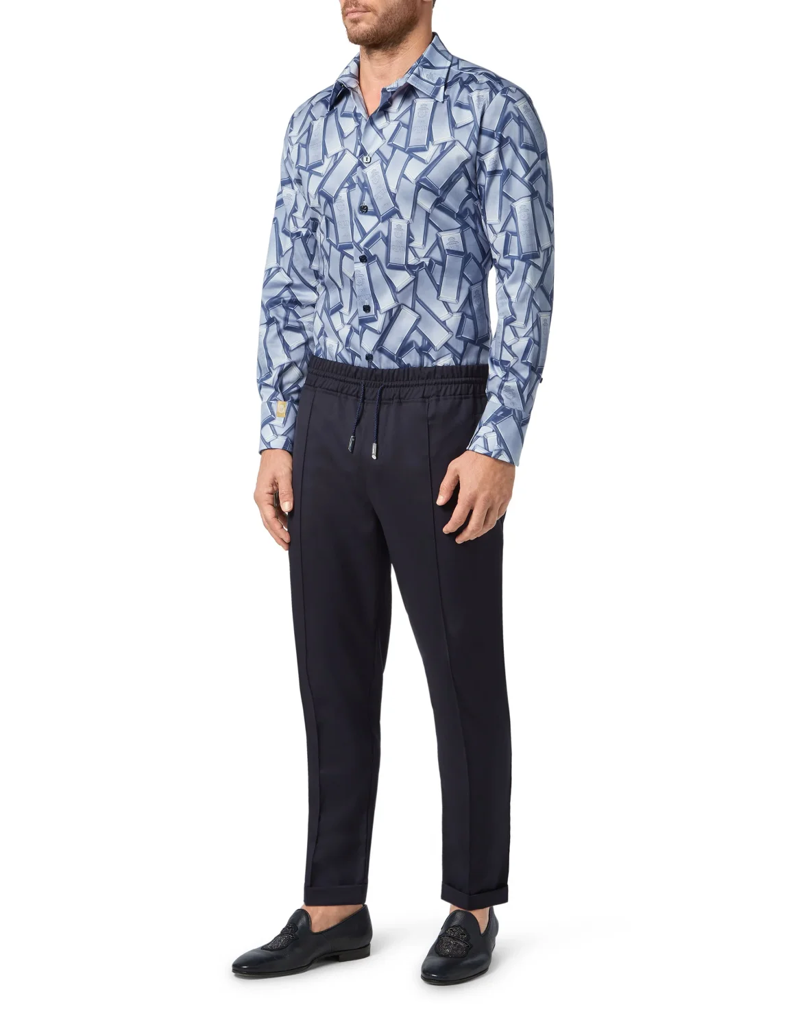 Shirt Silver Cut LS/Milano Gold, цвет: Синий