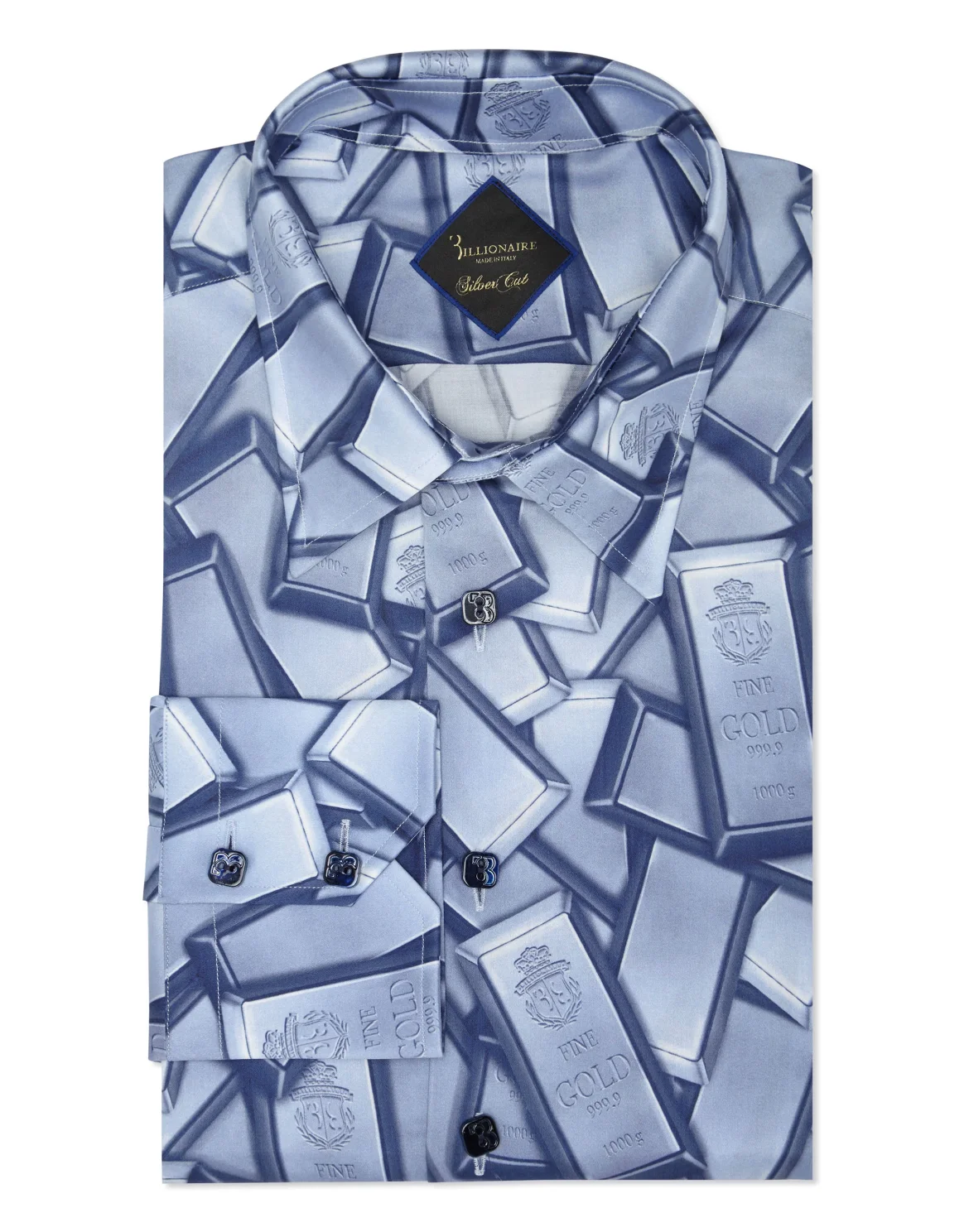 Shirt Silver Cut LS/Milano Gold, цвет: Синий