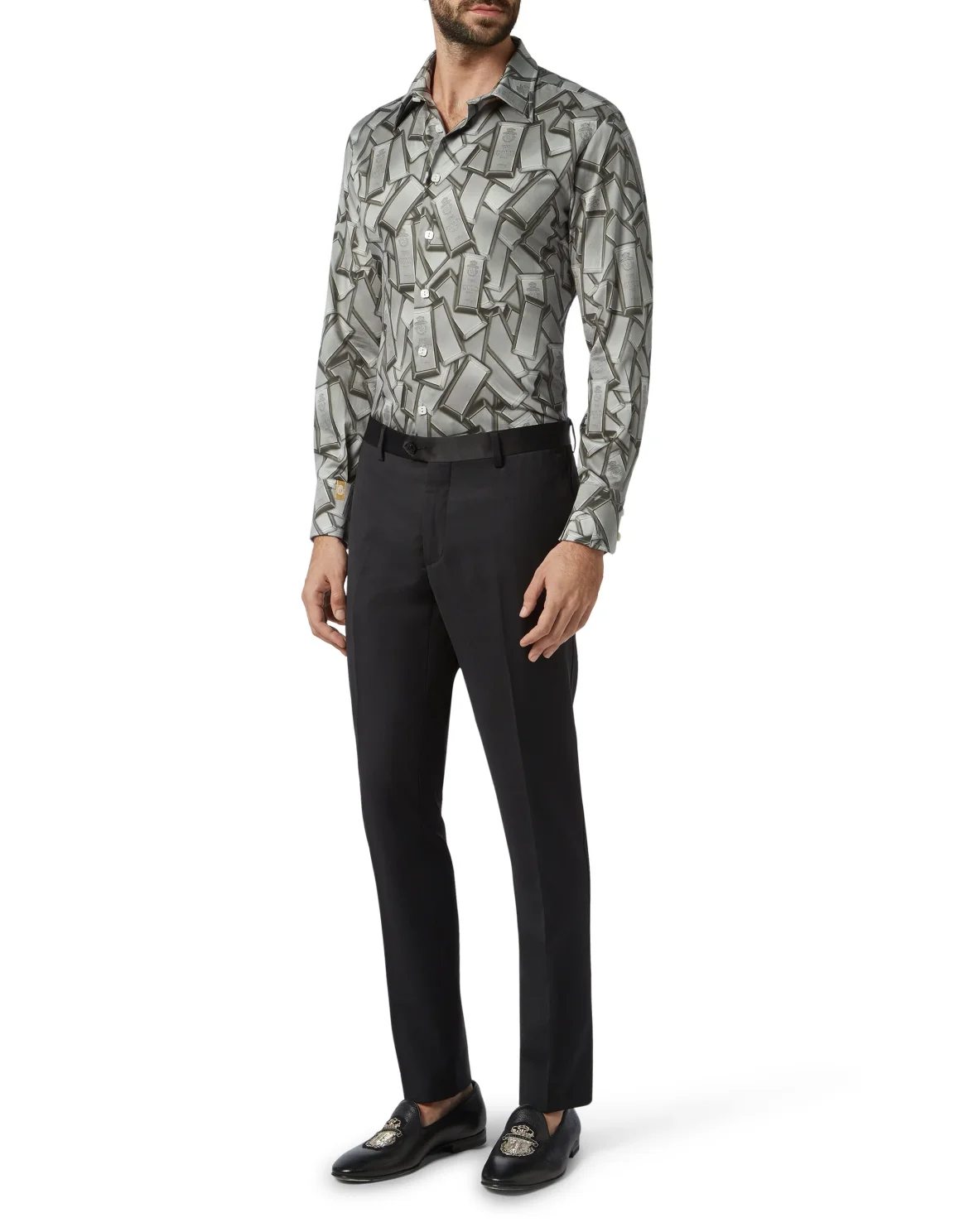Shirt Gold Cut LS/Milano Gold, цвет: Черный