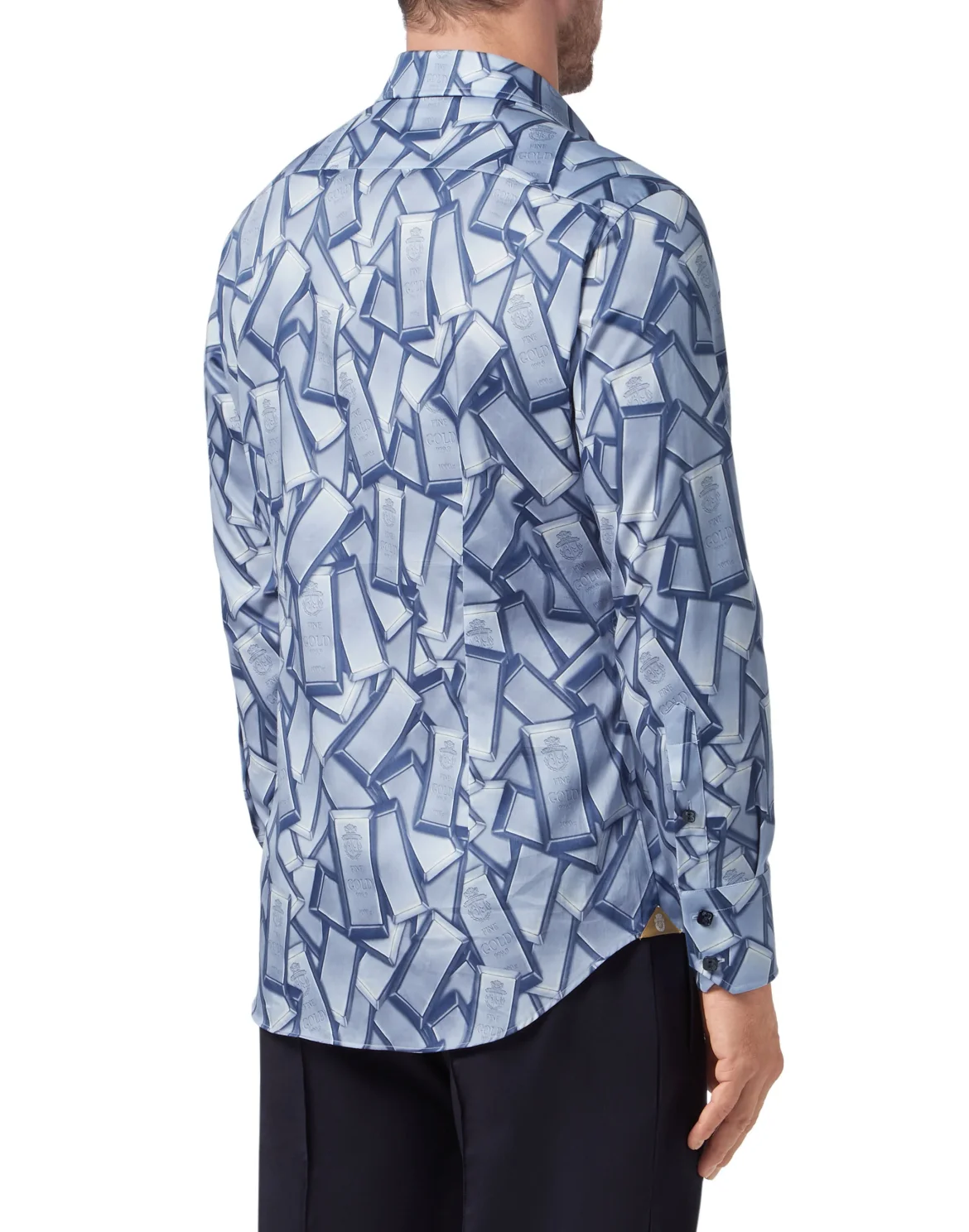 Shirt Gold Cut LS/Milano Gold, цвет: Синий