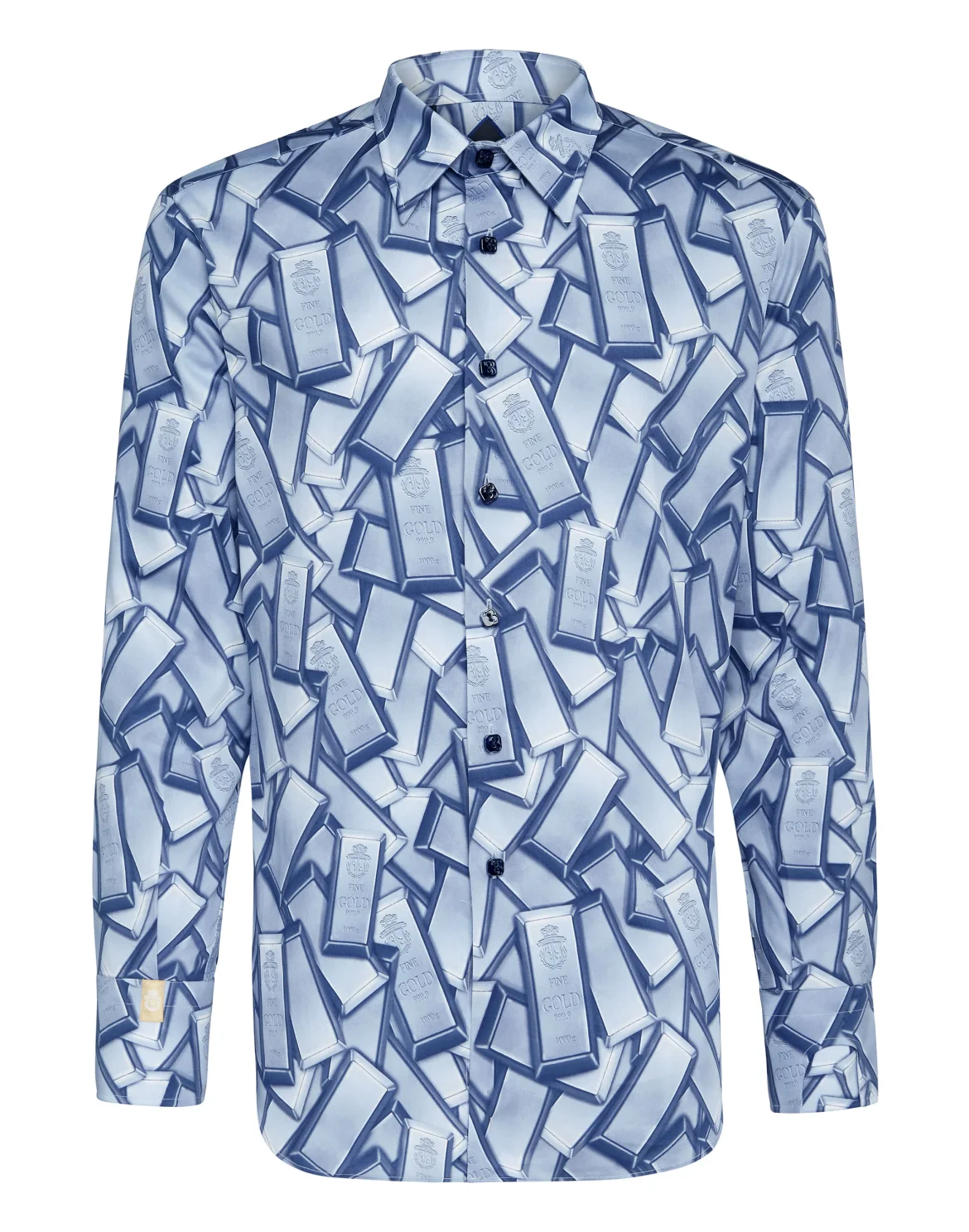 Shirt Gold Cut LS/Milano Gold, цвет: Синий