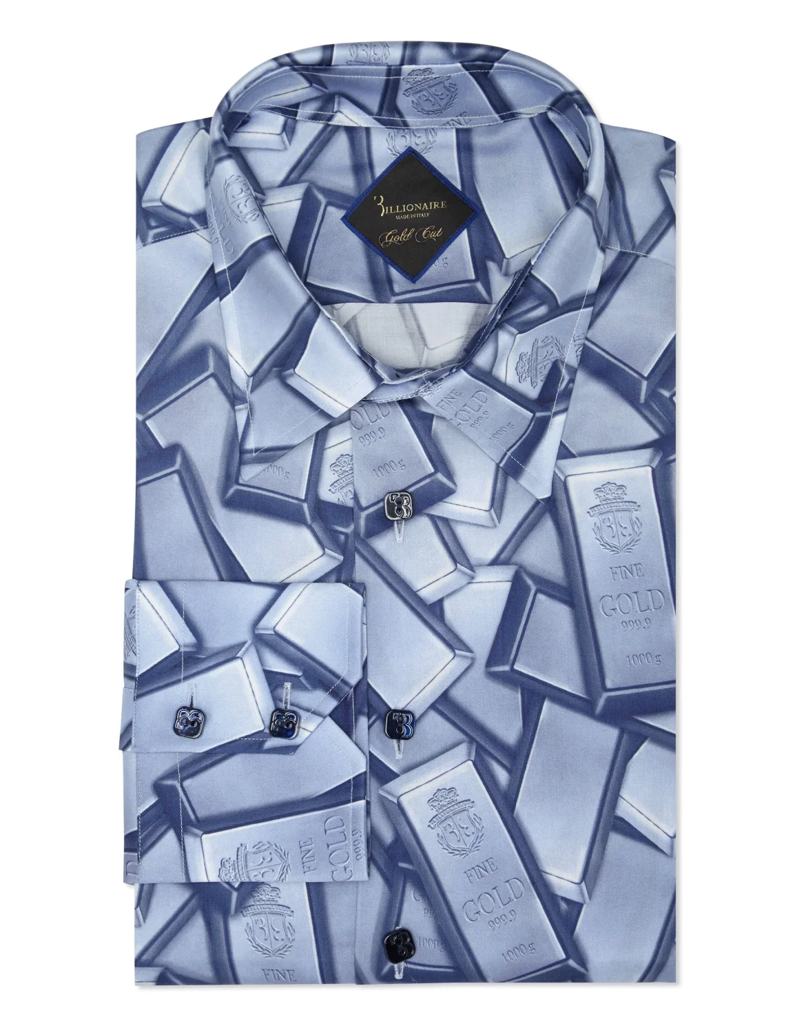 Shirt Gold Cut LS/Milano Gold, цвет: Синий