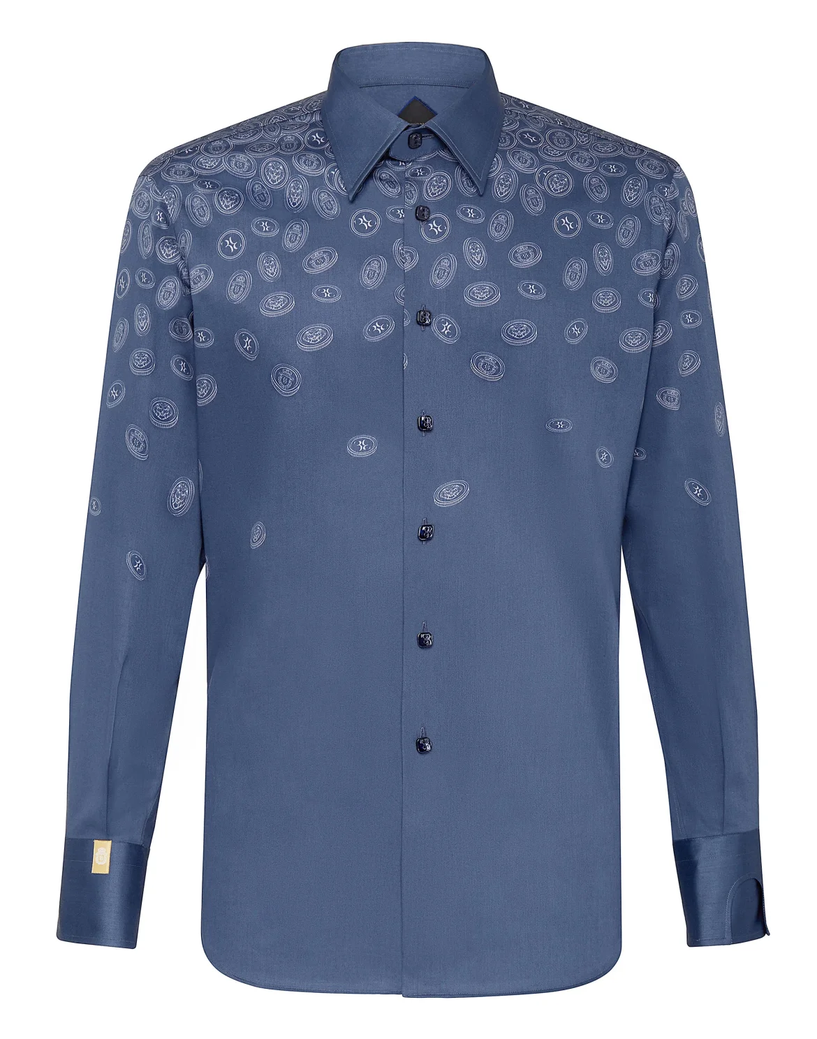 Shirt Silver Cut LS/Milano Gold, цвет: Синий