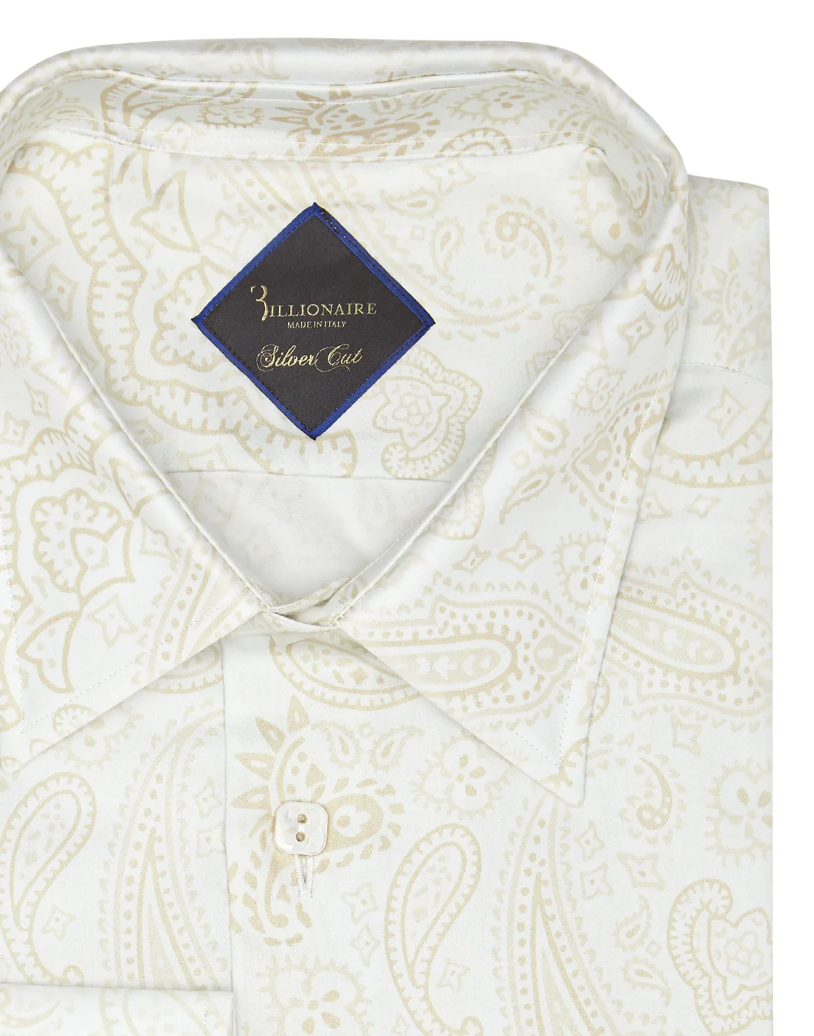 Shirt Silver Cut LS/Milano Paisley, цвет: Белый