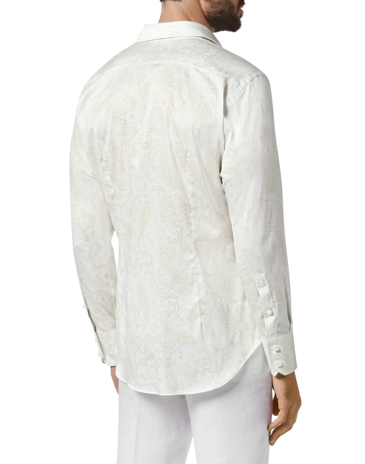 Shirt Gold Cut LS/Milano Paisley, цвет: Белый