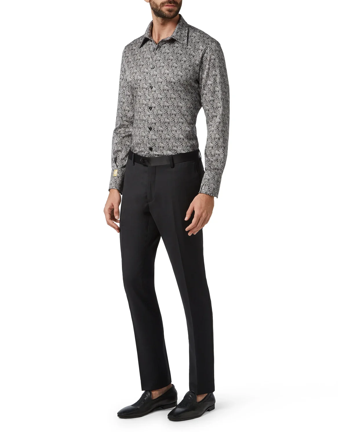 Shirt Gold Cut LS/Milano Money, цвет: Черный