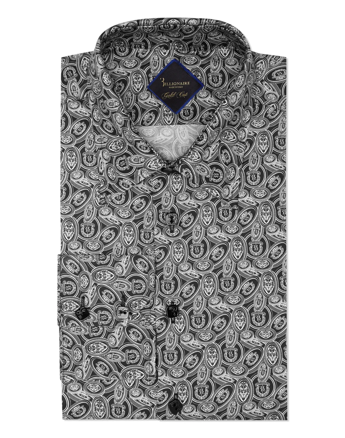 Shirt Gold Cut LS/Milano Money, цвет: Черный