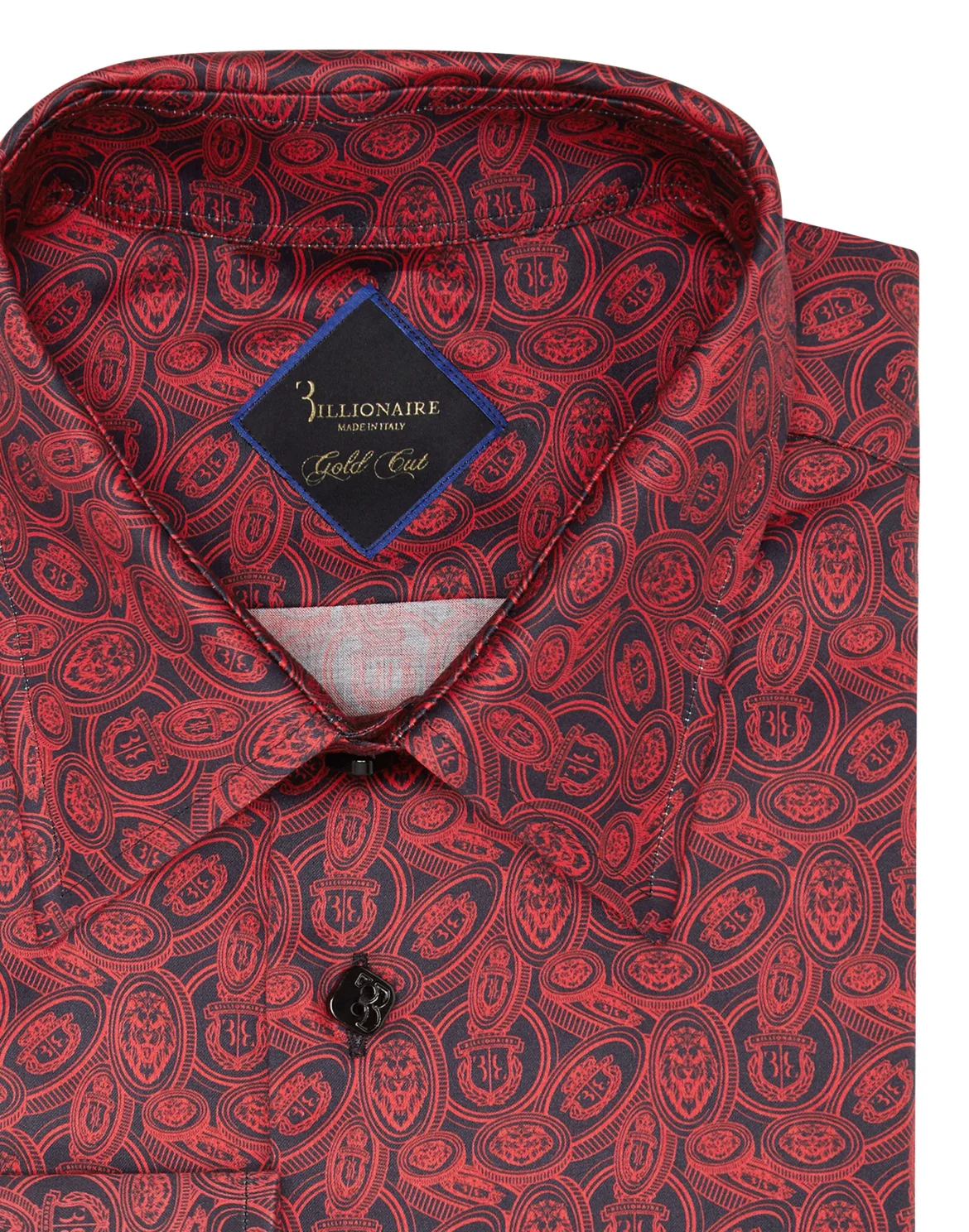 Shirt Gold Cut LS/Milano Money, цвет: Красный