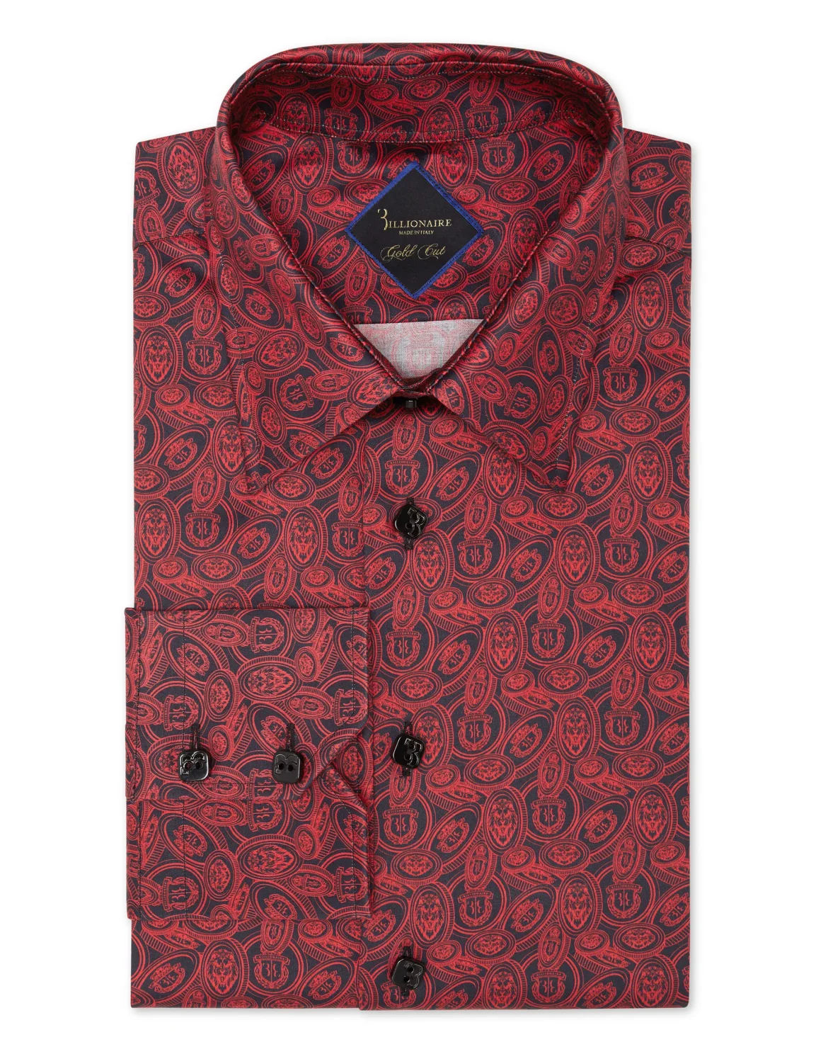 Shirt Gold Cut LS/Milano Money, цвет: Красный