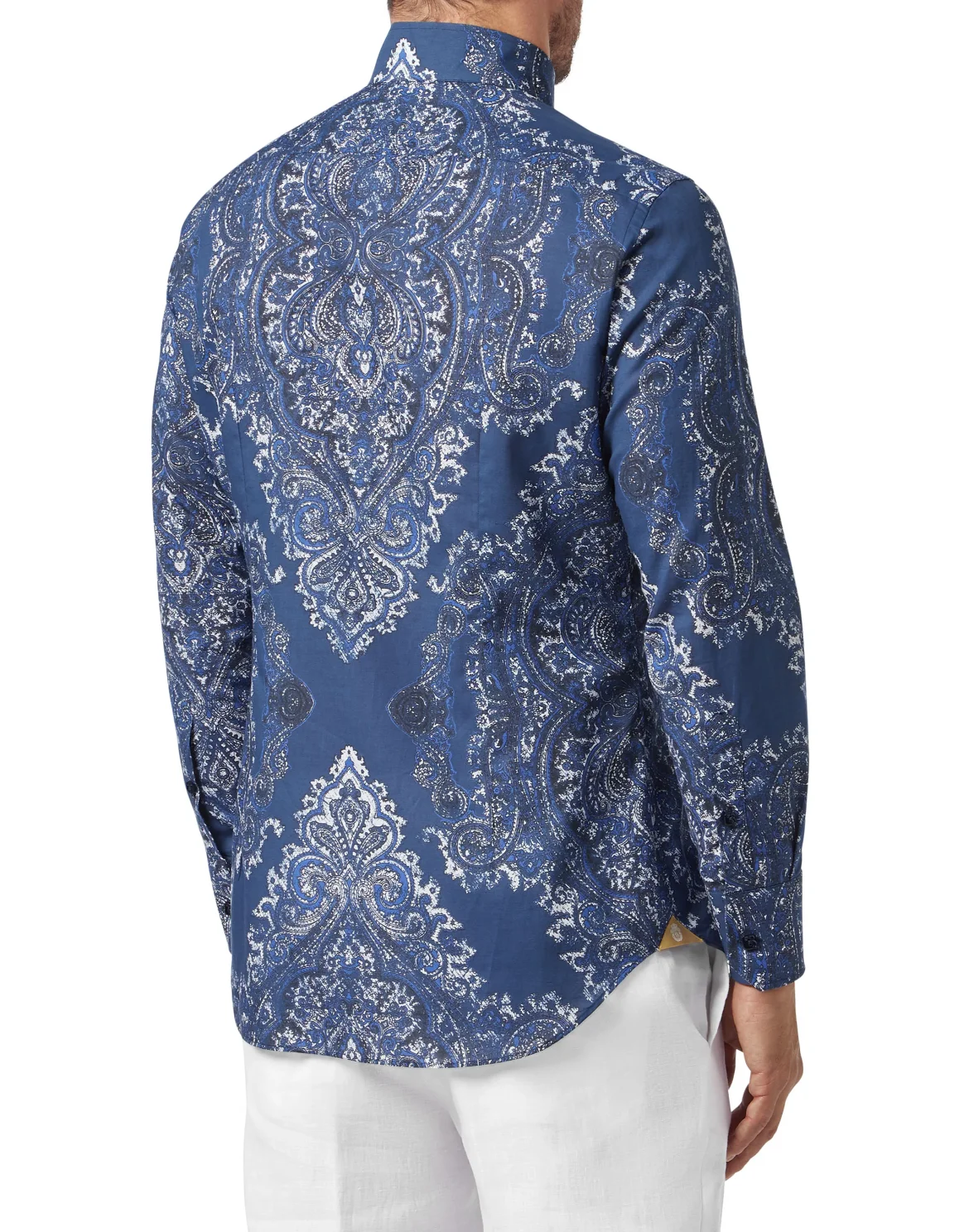 Shirt Silver Cut LS Paisley, цвет: Синий